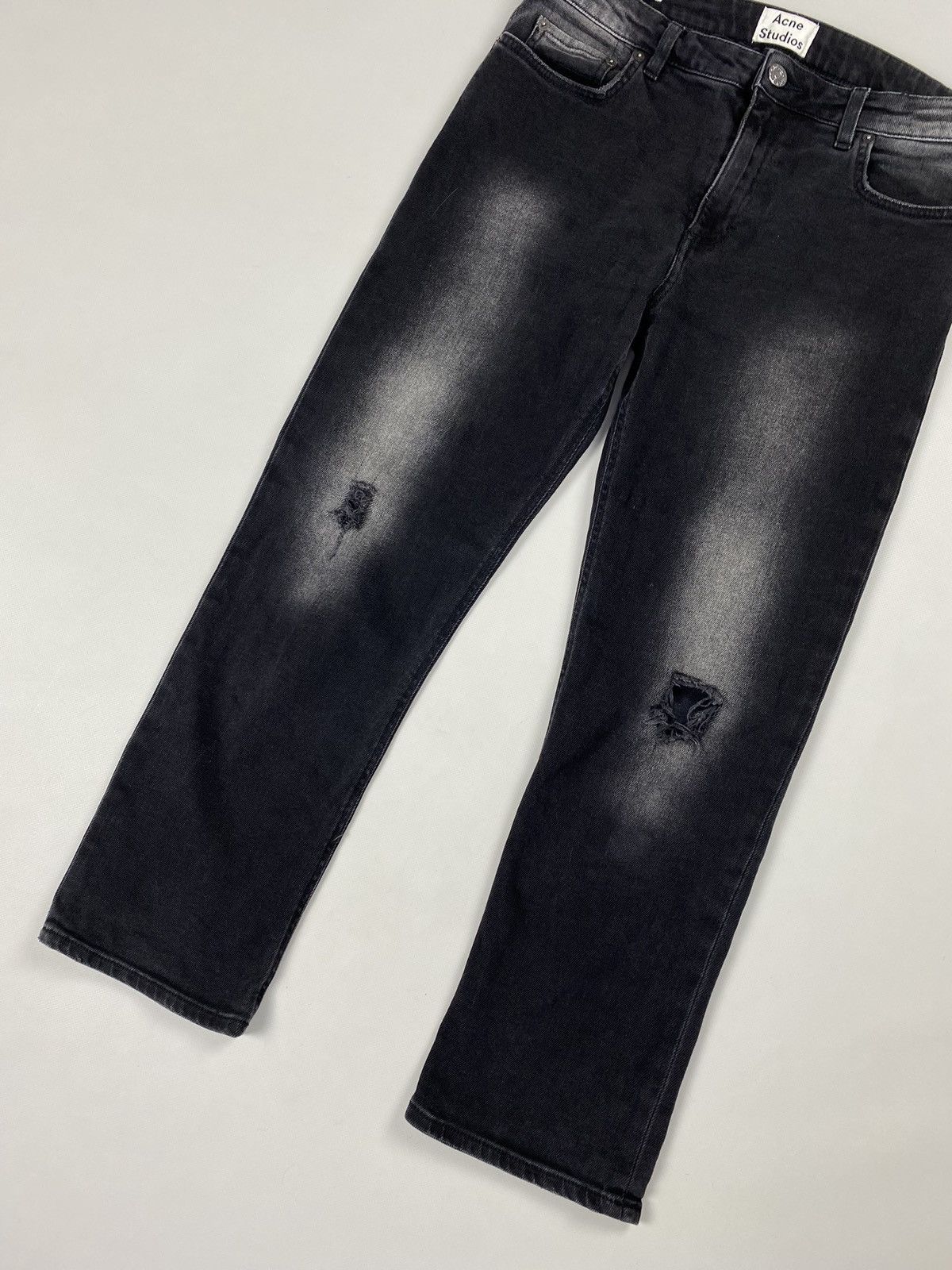 Acne Studios Acne Studios Pop Given Trash ladies distressed denim jeans Size 34" / US 12 / IT 48 - 3 Thumbnail