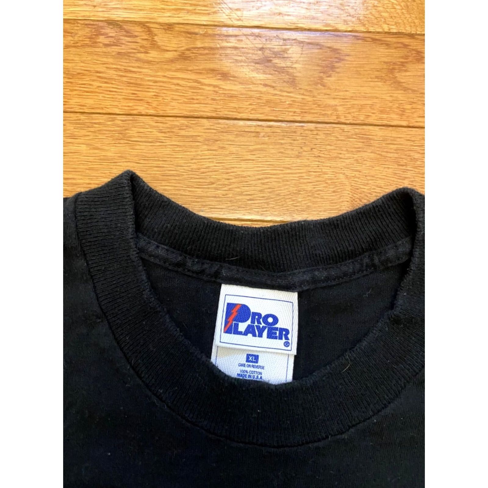 Pro Player VINTAGE Chicago Bulls Champs Shirt NBA Pro Player 1996 Size XL Black Cotton Short Sleeve Round Neck Unisex Adults T-Shirt 90s Size US XL / EU 56 / 4 - 4 Thumbnail