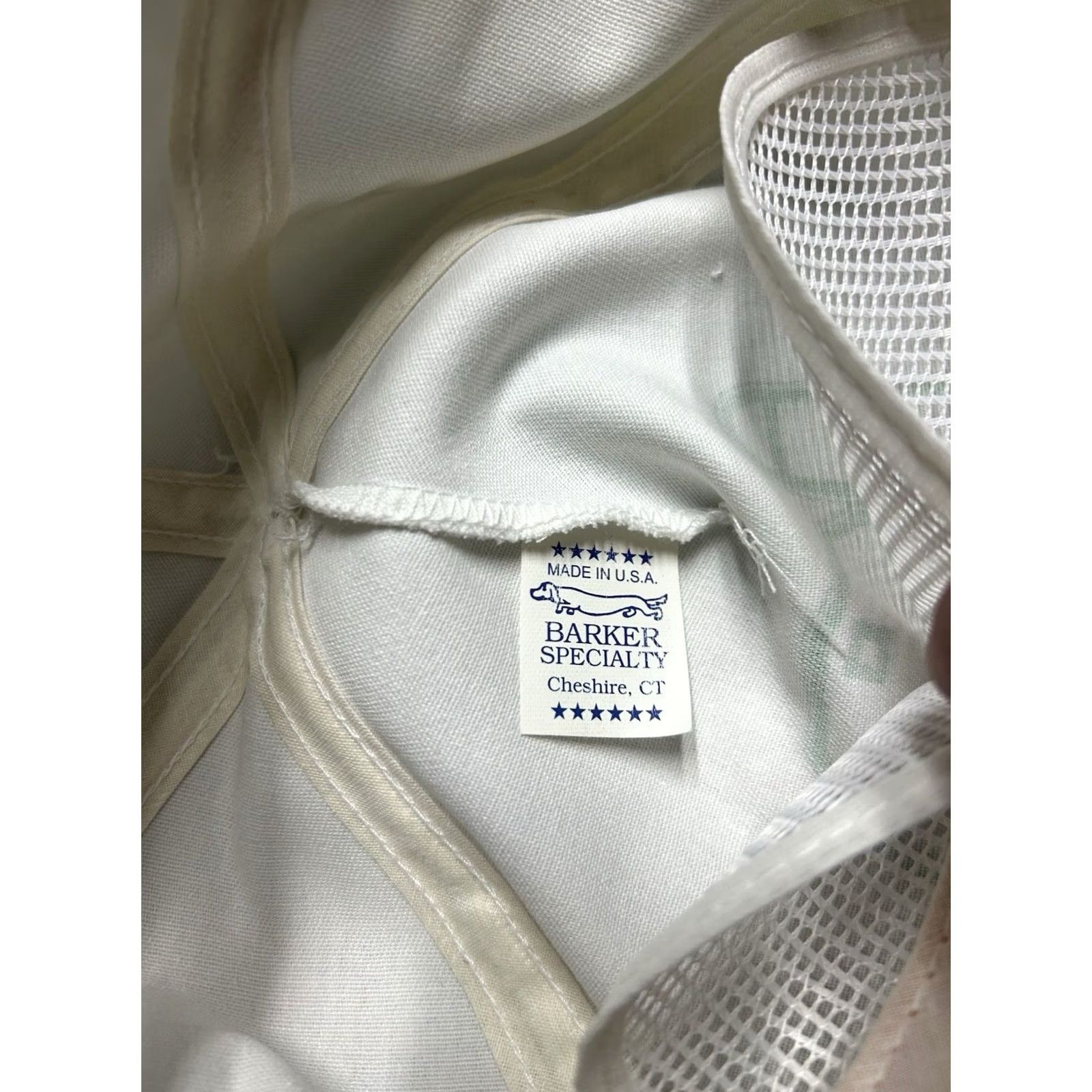 Vintage VINTAGE Snapback Hat Cap USA Ag census farm feed made in USA Men Adjustable White 80s 90s Size ONE SIZE - 7 Thumbnail