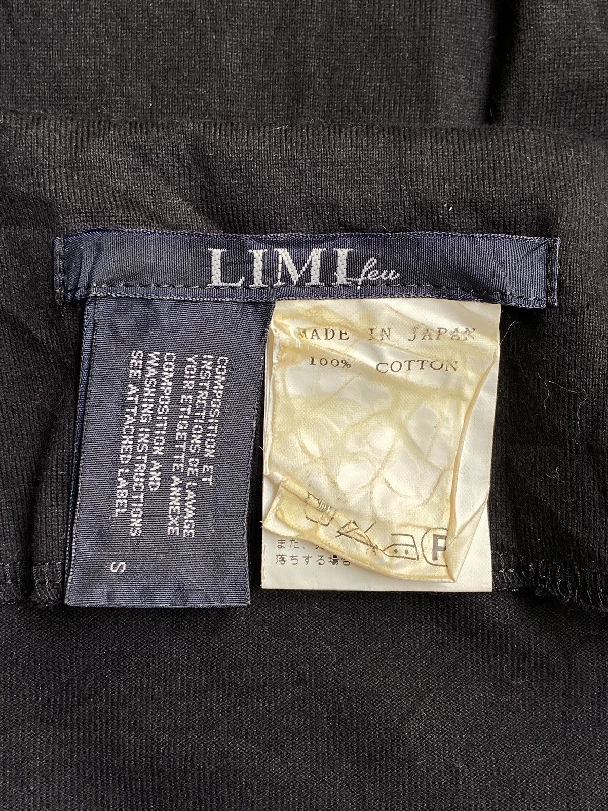 Limi Feu LIMI FEU Black Long Sleeve T-shirt Size US XS / EU 42 / 0 - 10 Thumbnail