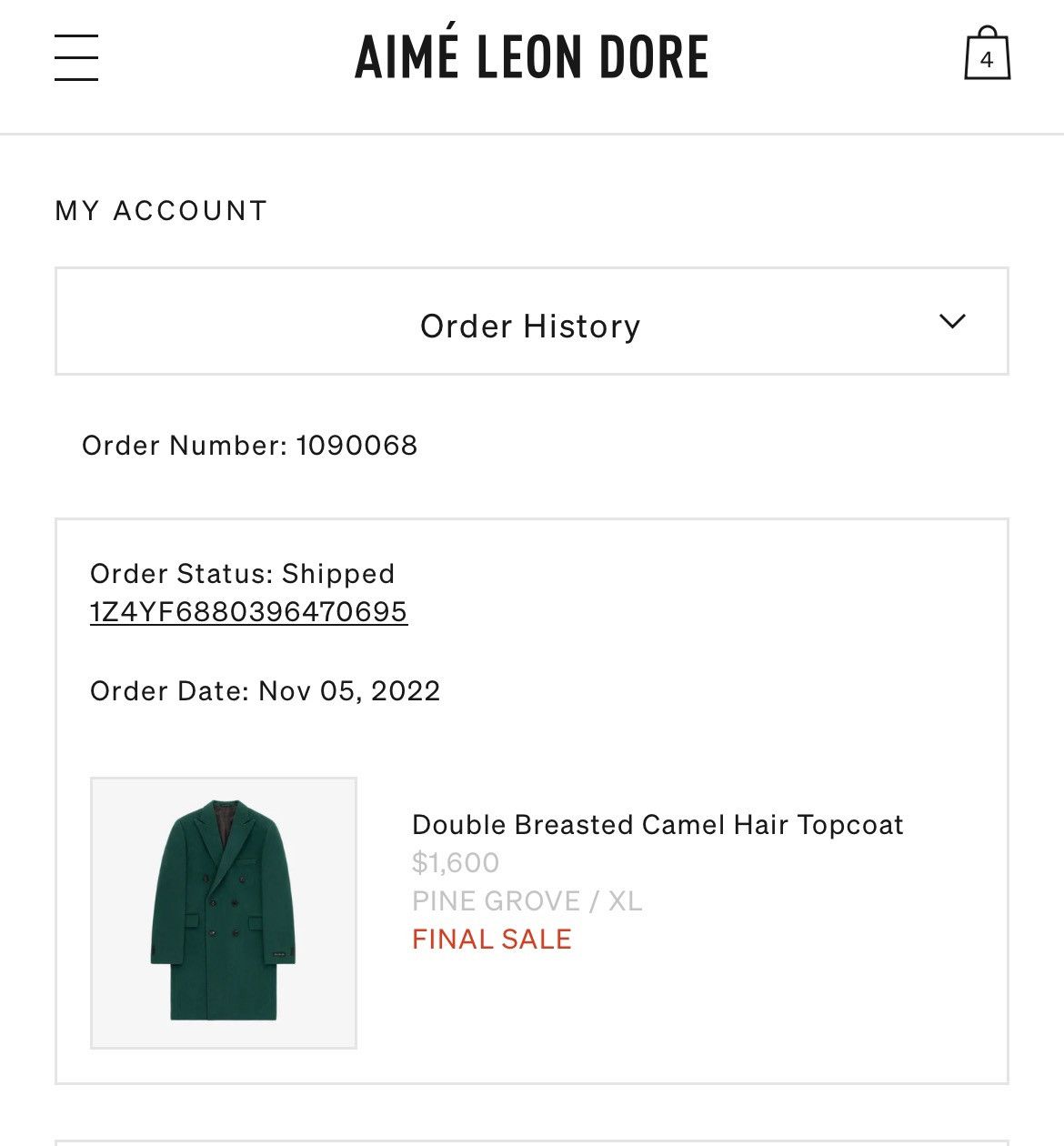 Aime Leon Dore Aime Leon Dore Double Breasted Camel Hair Topcoat sz XL Size US XL / EU 56 / 4 - 6 Thumbnail