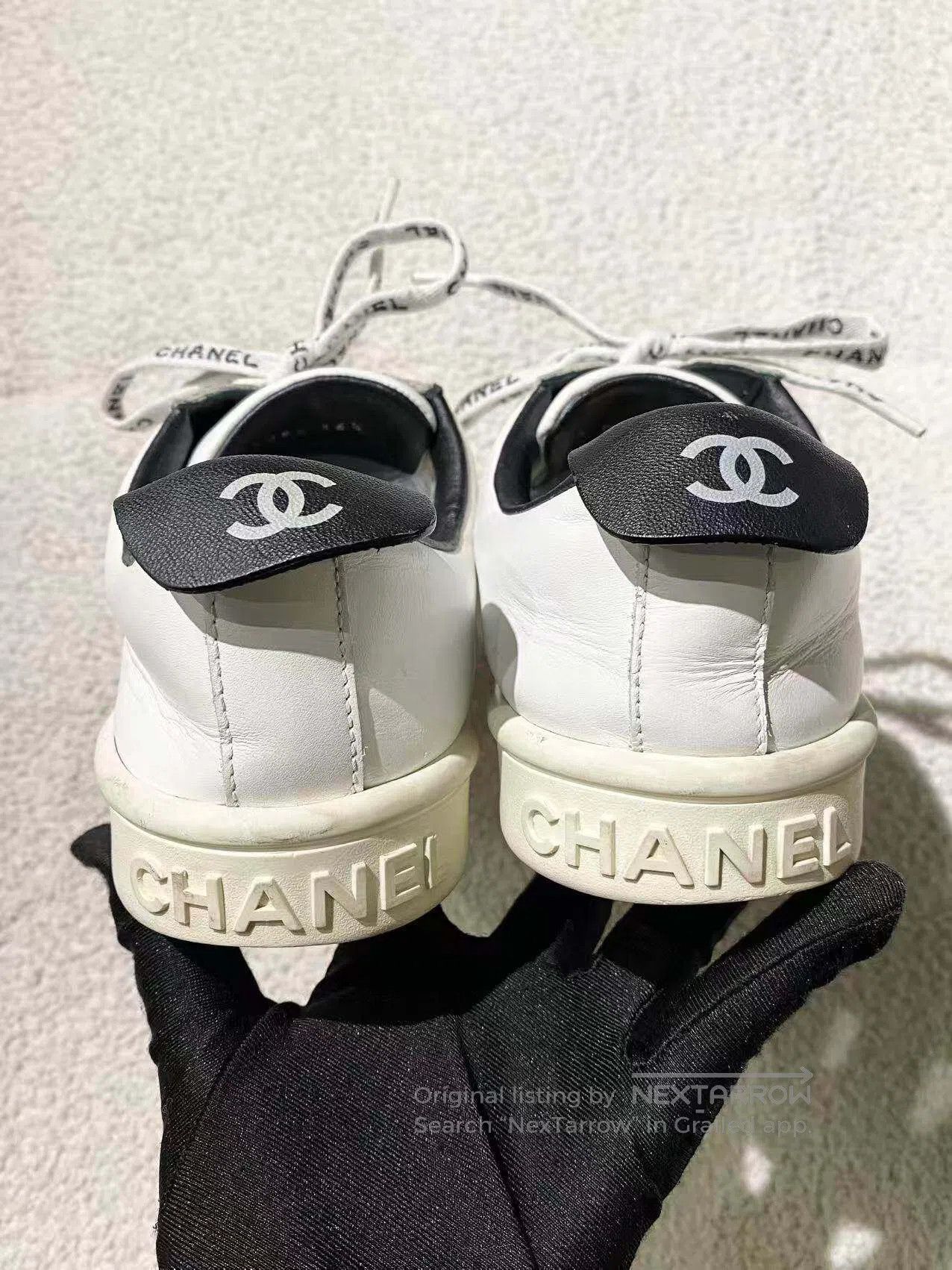 Chanel Chanel Letter logo white sneakers| Size US 6 / IT 36 - 5 Thumbnail