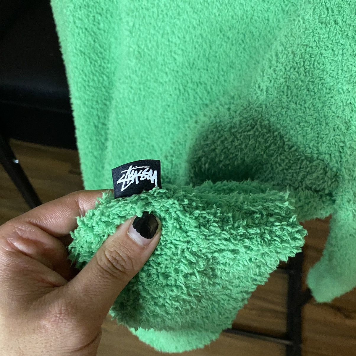 Stussy STUSSY FLOYD SCRUFFY SWEATER GREEN Size US M / EU 48-50 / 2 - 4 Thumbnail