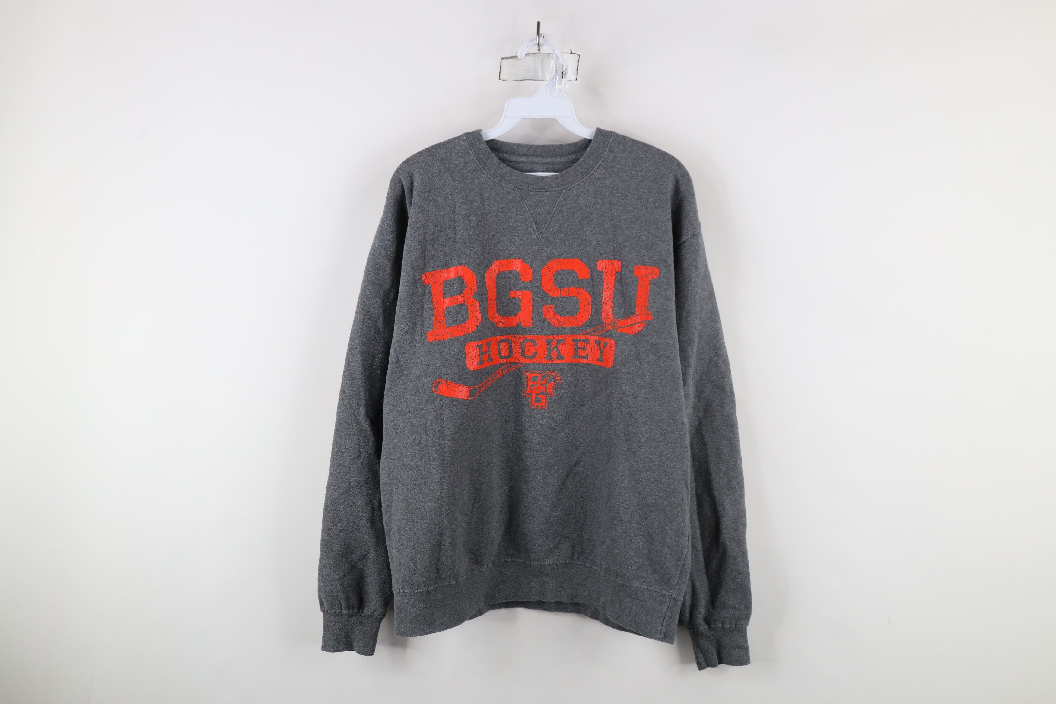 Vintage Vintage Bowling Green State University Hockey Sweatshirt Size US M / EU 48-50 / 2 - 1 Thumbnail
