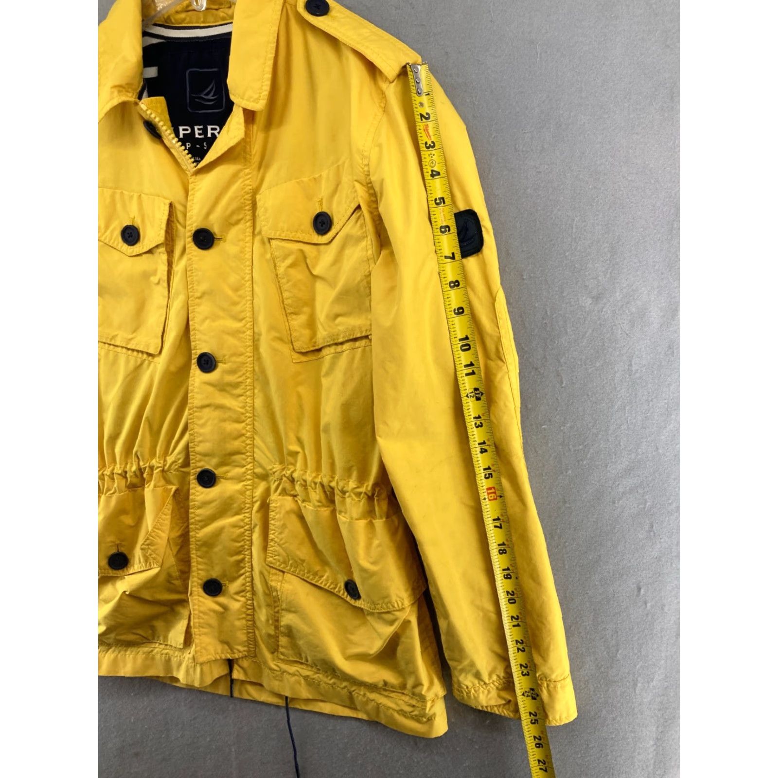 Sperry Sperry Top Sider Jacket Mens M Yellow Nautical Boating Cargo Size US M / EU 48-50 / 2 - 4 Thumbnail