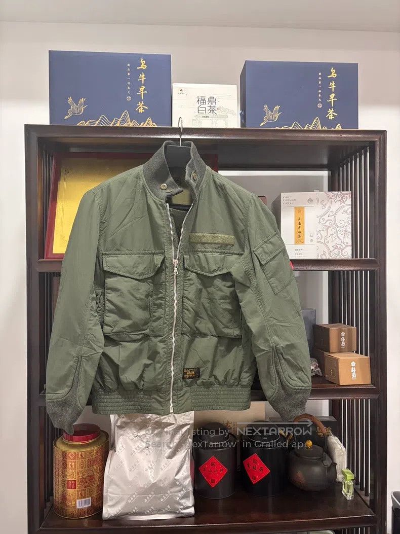 Wtaps Wtaps Green military bag cotton jacket Size US M / EU 48-50 / 2 - 1 Thumbnail