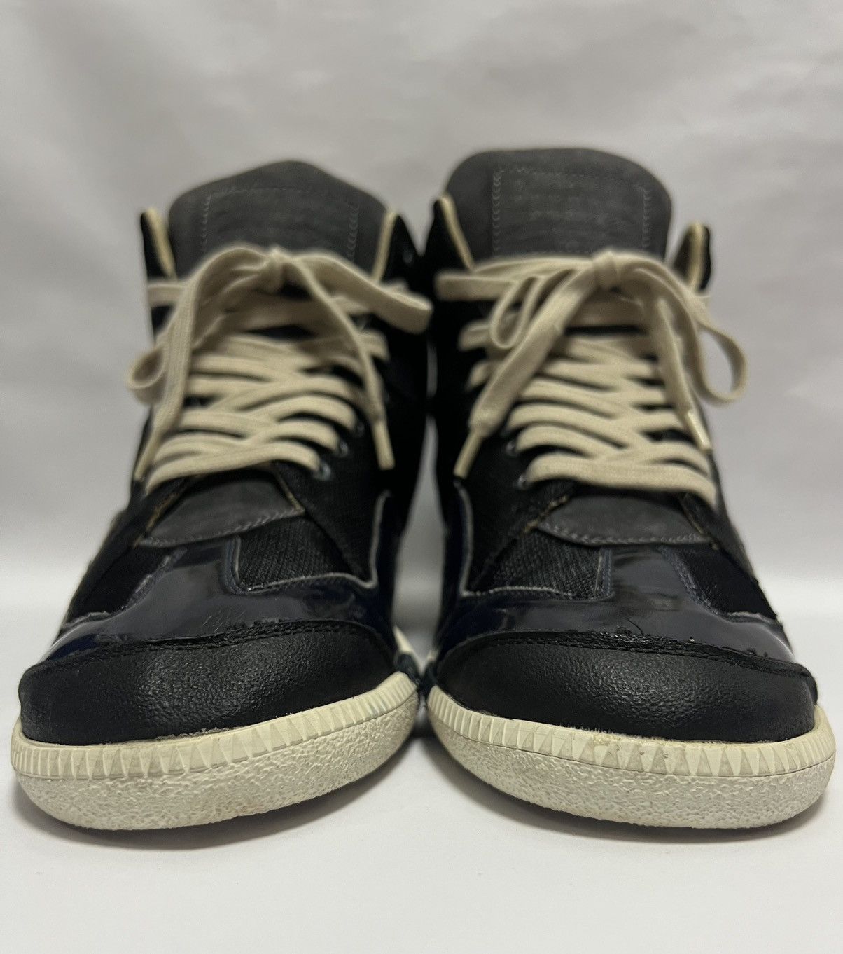 Maison Margiela Maison Margiela - F/W 13’ - High-Top Sneaker Navy Size US 8.5 / EU 41-42 - 4 Thumbnail