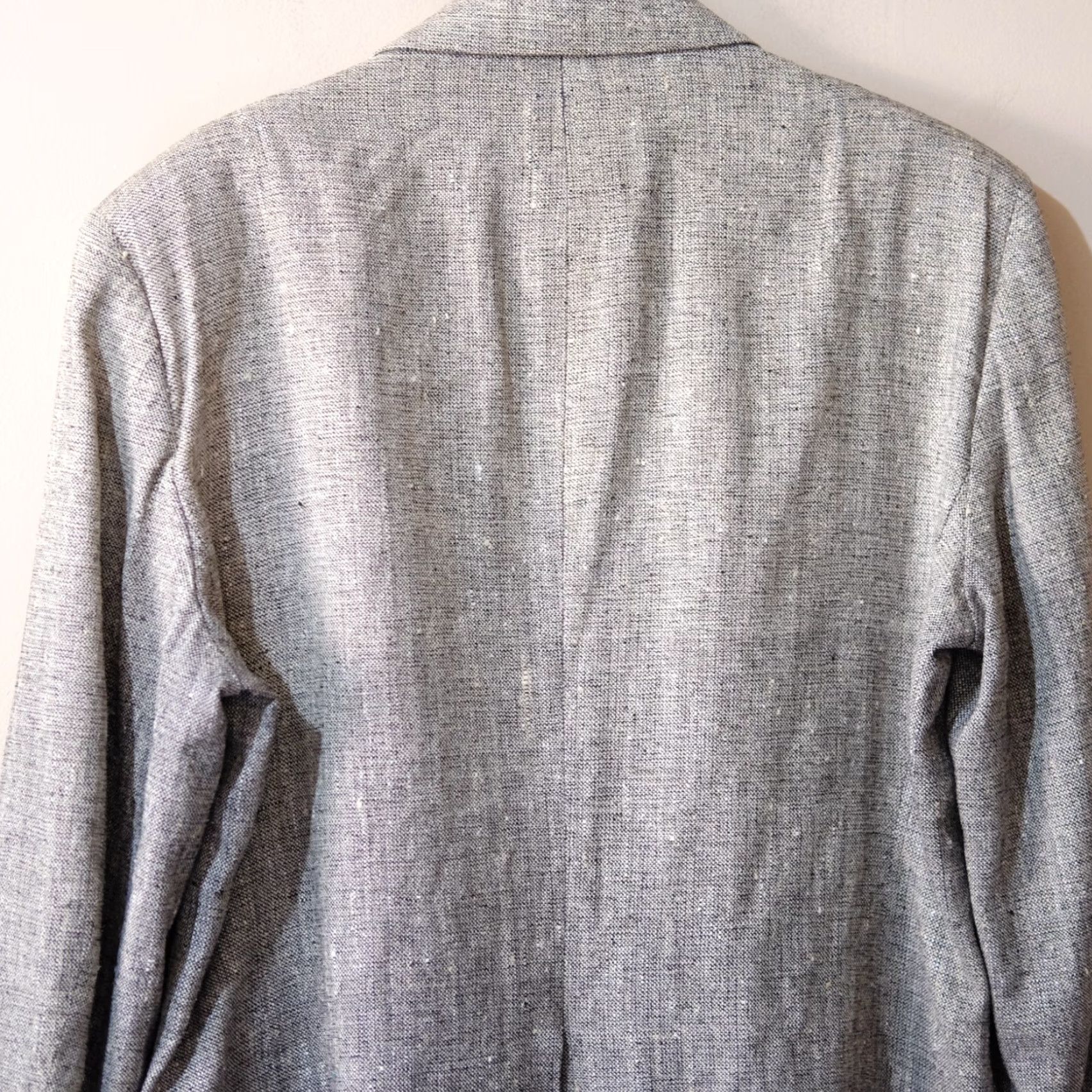 Vintage VINTAGE Executive Collection Suit Jacket 46R Wool Silk Tweed Notch Lapel Men’s 90s Size 46R - 6 Thumbnail