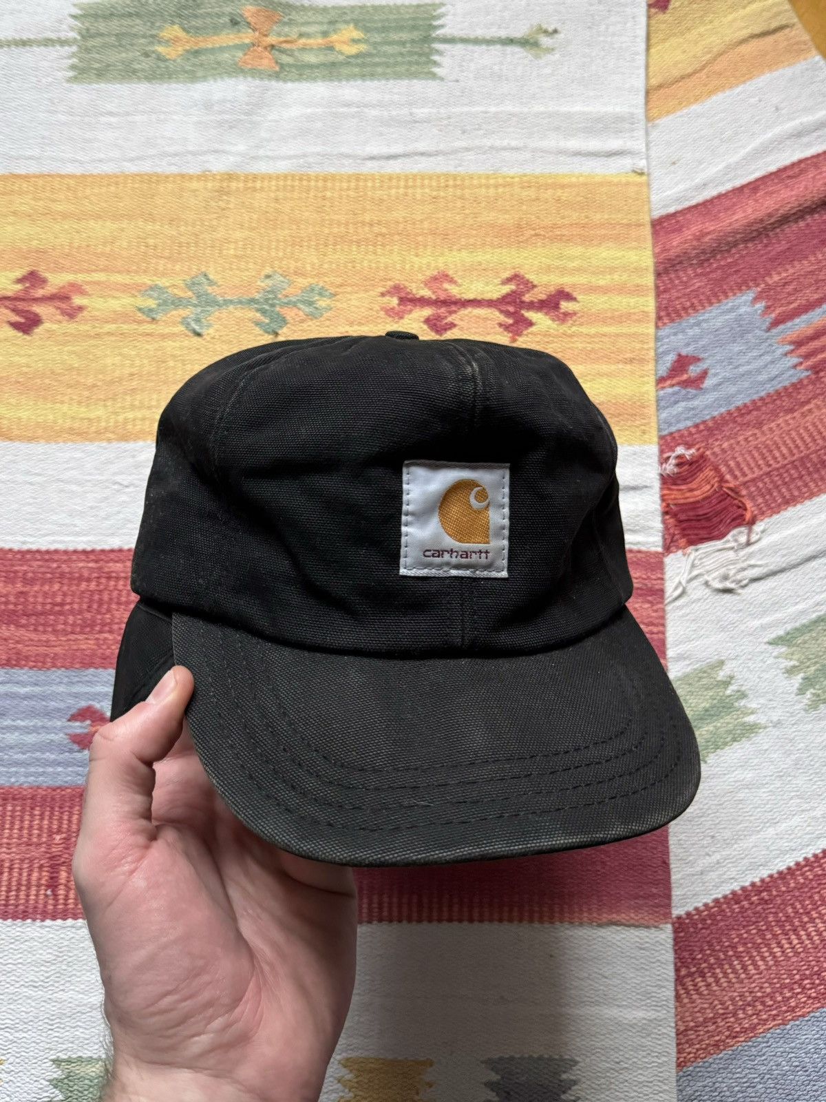 Carhartt Vintage 90’s Carhartt Made In USA Faded Work Insulation Hat Size ONE SIZE - 2 Thumbnail