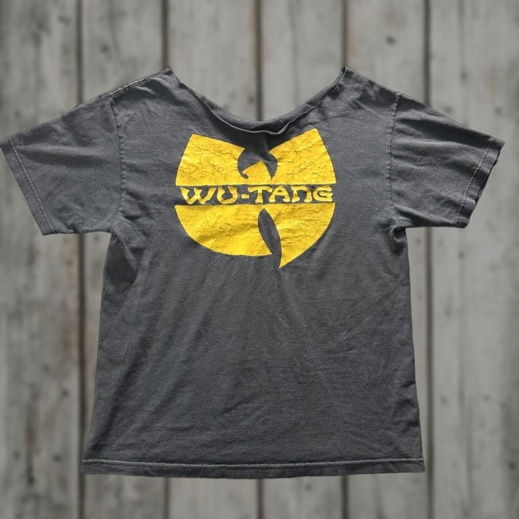 Logo 7 VINTAGE Wu Tang Clan Shirt Mens Medium Black Yellow Logo Rap Tee Hip Hop Music Size US L / EU 52-54 / 3 - 1 Thumbnail