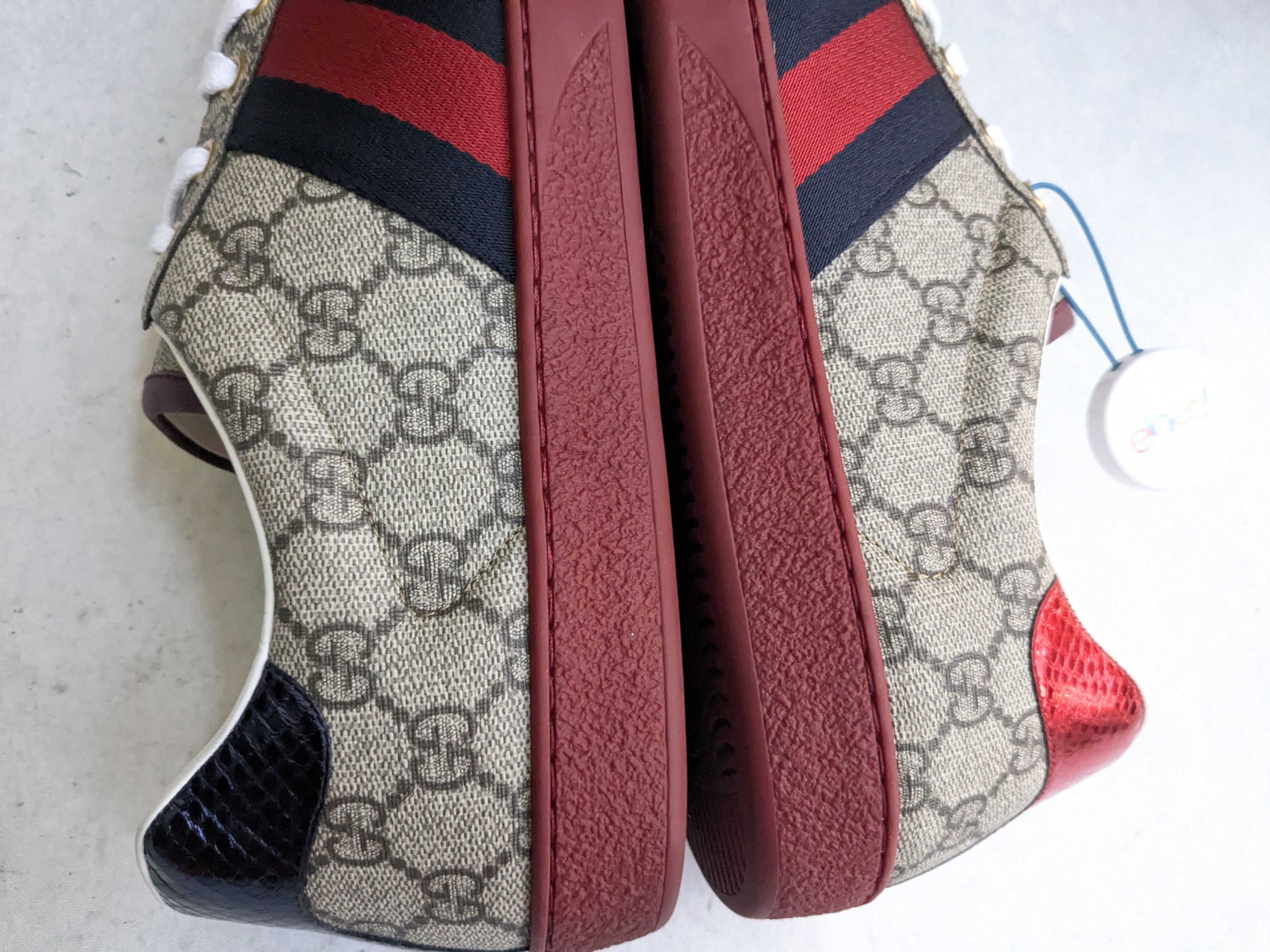 Gucci Gucci Ace Supreme Sneakers 12.5 Monogram Canvas Logo GG Size US 12.5 / EU 45-46 - 8 Thumbnail