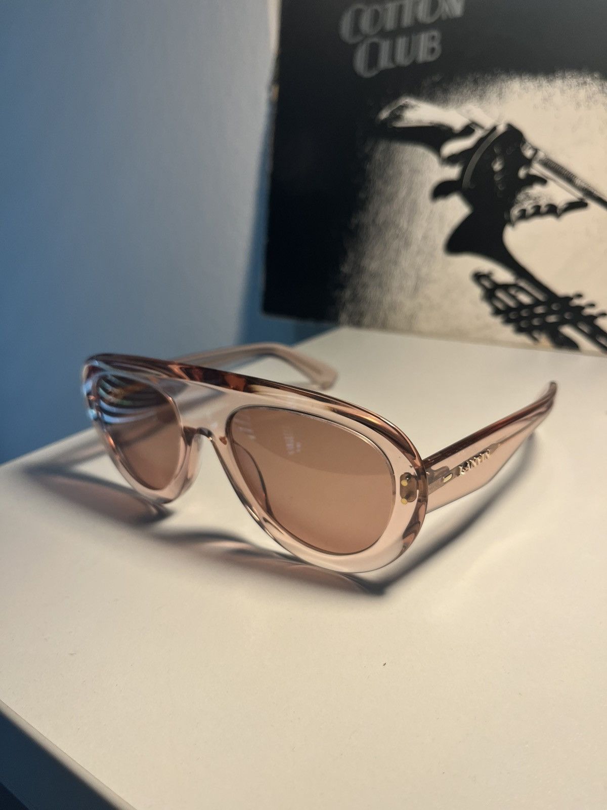 Lanvin Lanvin Sunglasses-Model Aviator Transparent Rose. Sold onlin Size ONE SIZE - 1 Thumbnail
