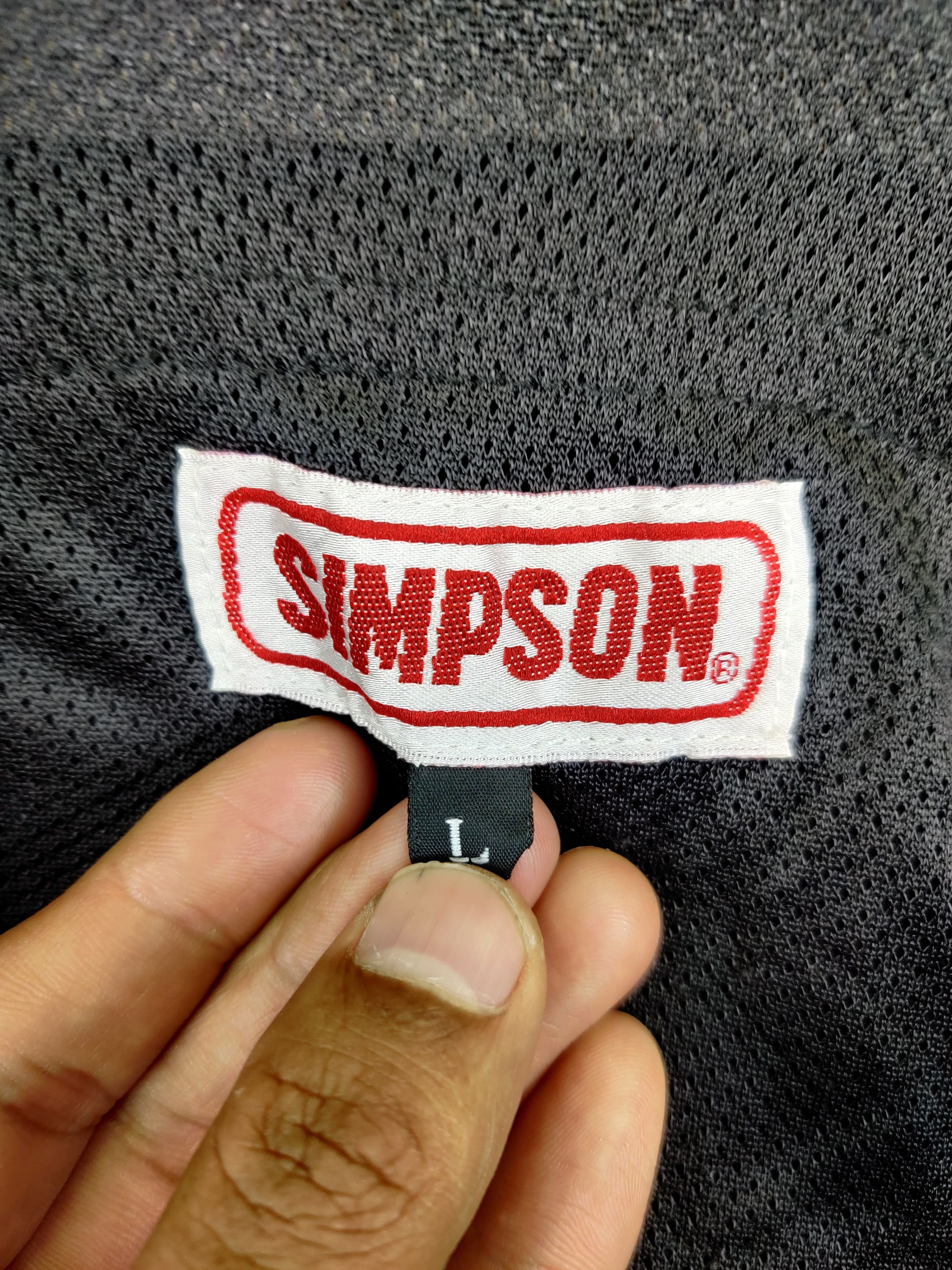 Vintage Vintage Simpson Racing Bikers Motorcycle Jacket Size US L / EU 52-54 / 3 - 18 Thumbnail
