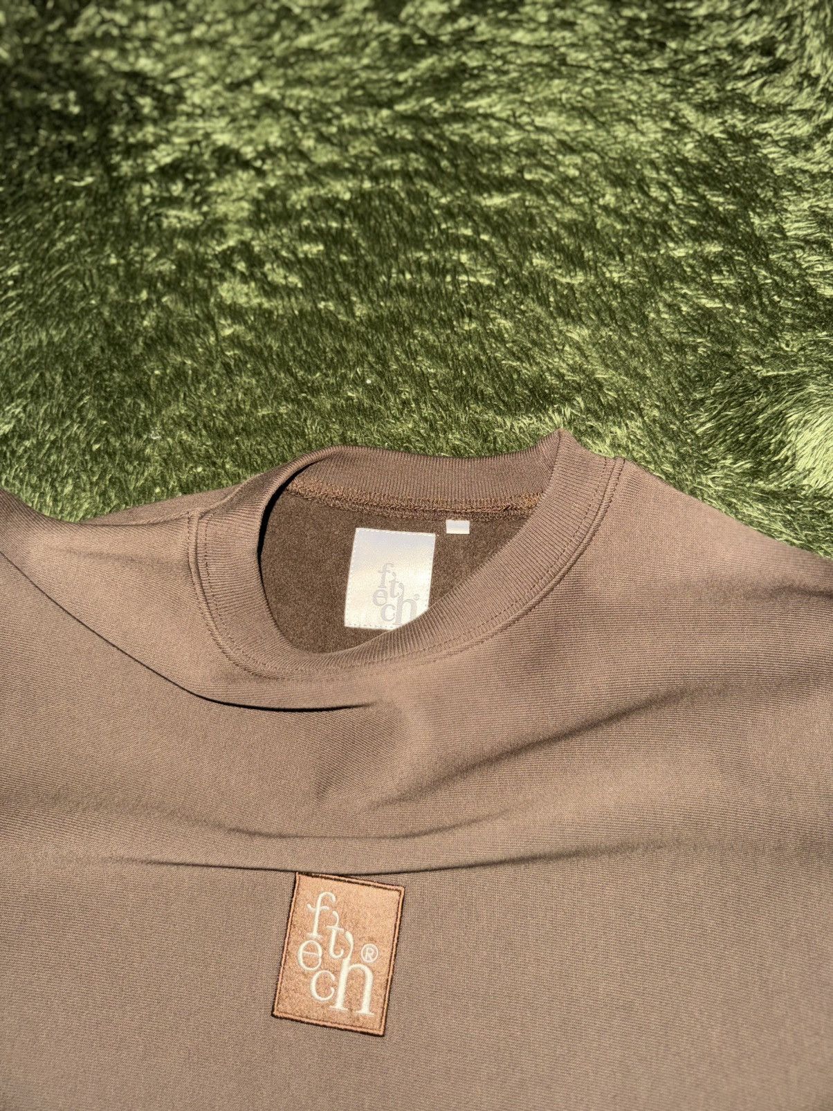 Japanese Brand [M] Fetch Sunday Embroidered Logo Sweatshirt Brown Size US M / EU 48-50 / 2 - 4 Thumbnail
