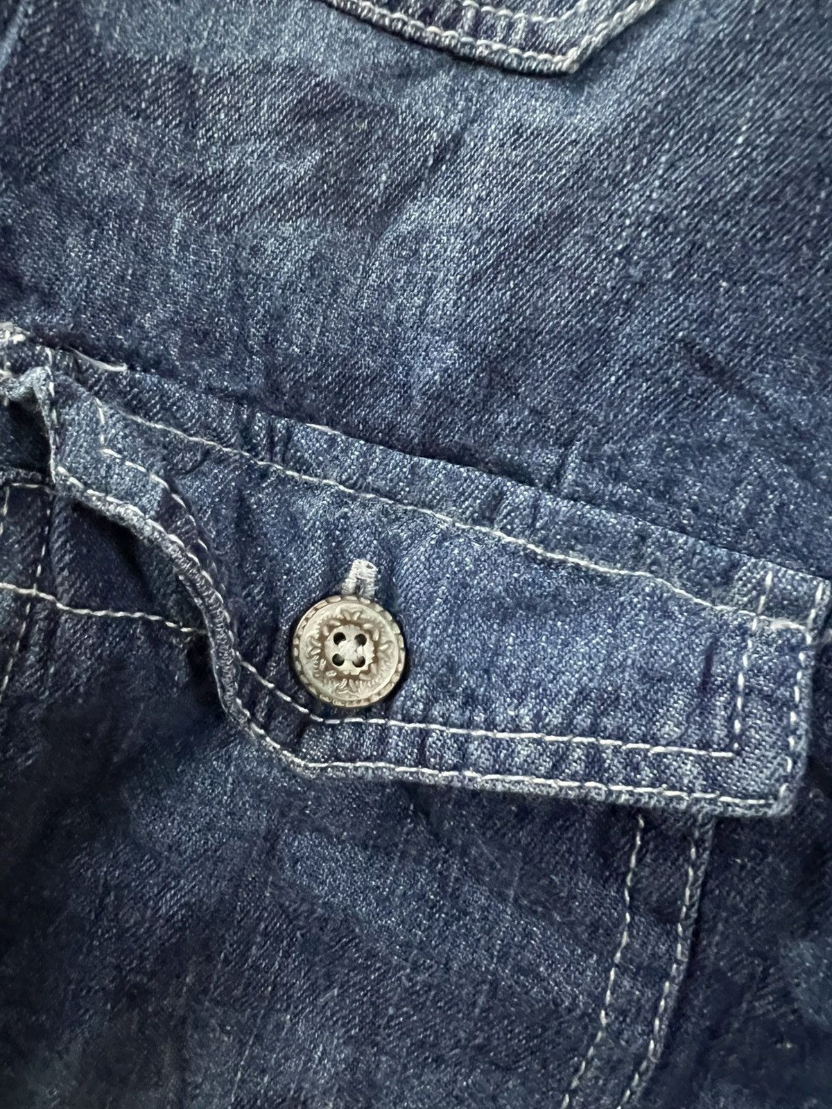 In The Attic 💥Rare In The Attic Homme Skull Punk Denim Jacket Very Rare Size US S / EU 44-46 / 1 - 7 Thumbnail