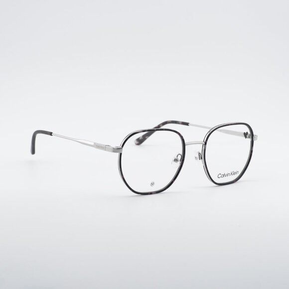 Calvin Klein Calvin Klein CK24113 025 Eyeglasses Grey/Havana 50mm Square Size ONE SIZE - 6 Thumbnail