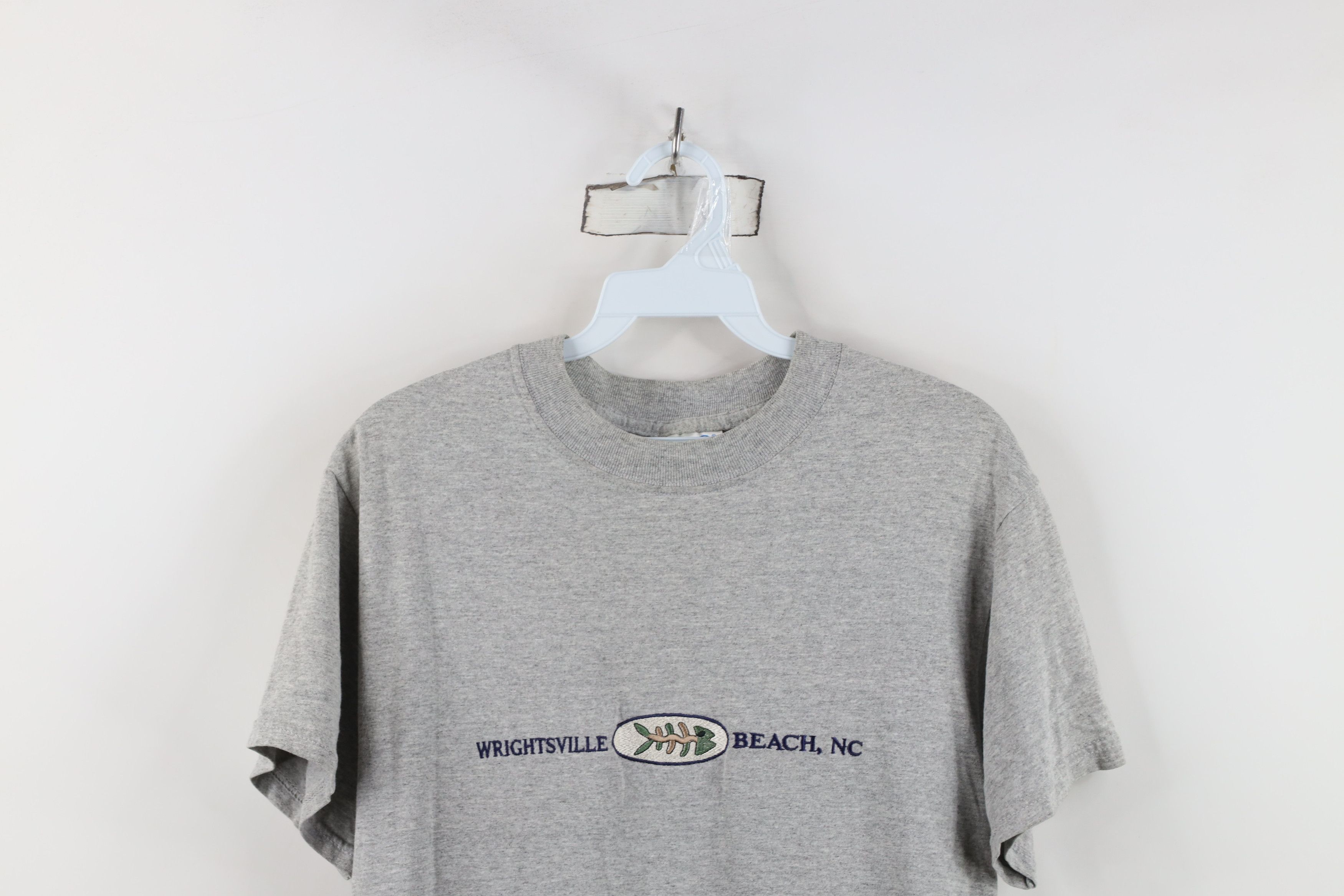 Vintage Vintage 90s Y2K Streetwear Wrightsville Beach Fish T-Shirt Size S / US 4 / IT 40 - 2 Thumbnail