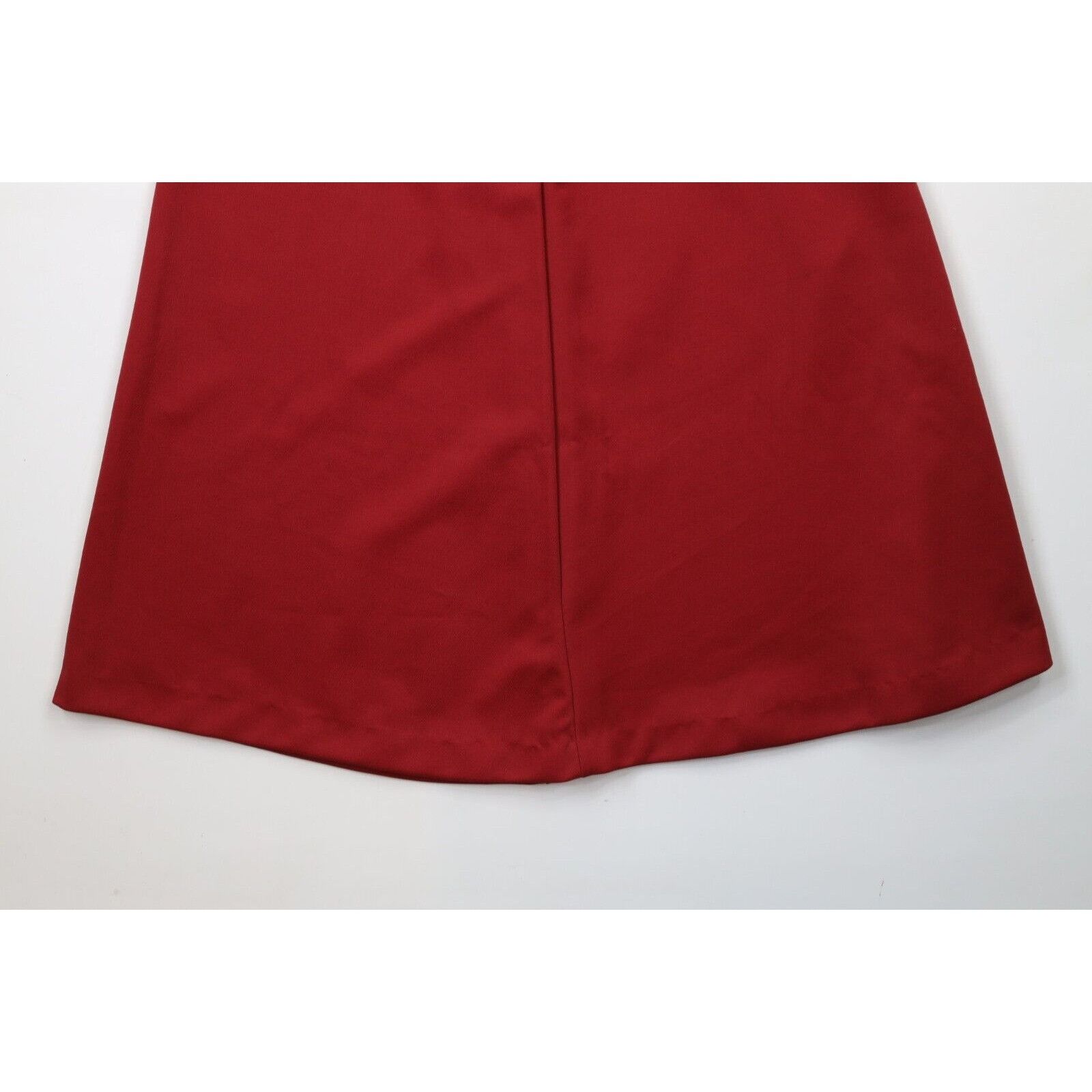 Vintage Vintage 70s Streetwear Blank Knit Skirt Red Size 38" / US 16 / IT 52 - 4 Thumbnail