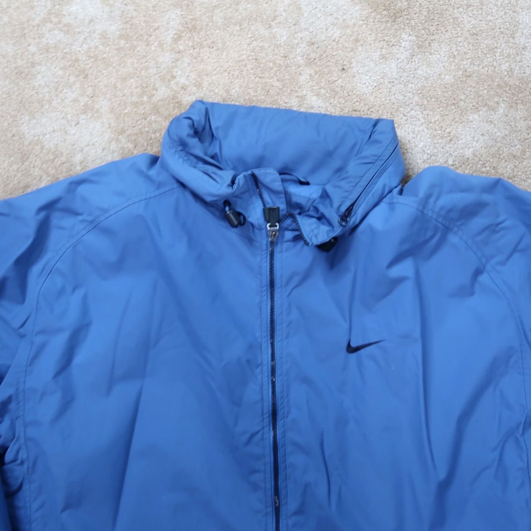Nike Nike Jacket Mens XL Full Zip Insulated Knit Cotton Polyester Blue Football Overcoat Pockets Size US XL / EU 56 / 4 - 2 Thumbnail
