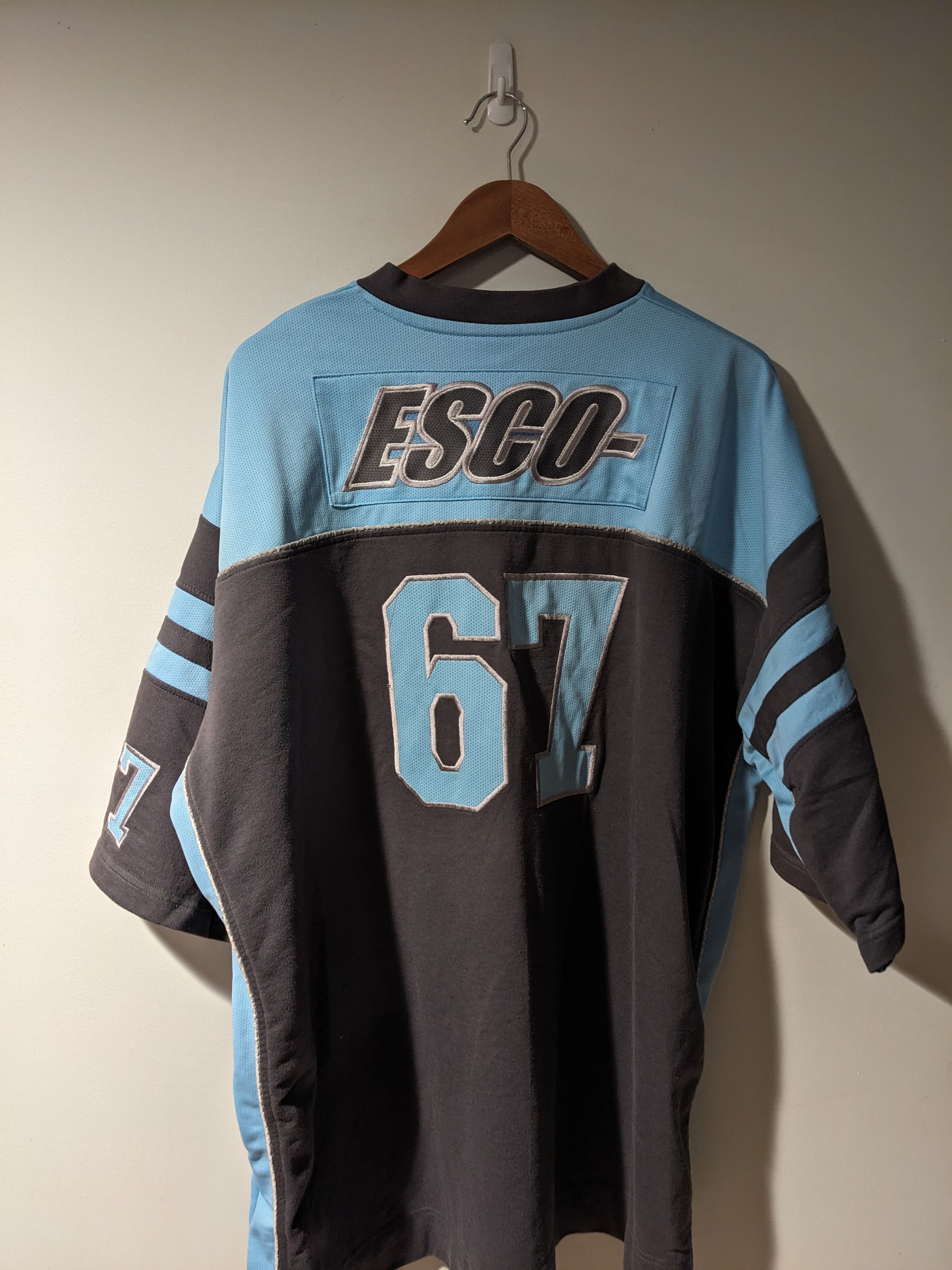 Ecko Unltd. × Vintage Vintage Willie Esco 3/4 Sleeve Heavyweight Jersey T-Shirt Size US XXL / EU 58 / 5 - 8 Thumbnail
