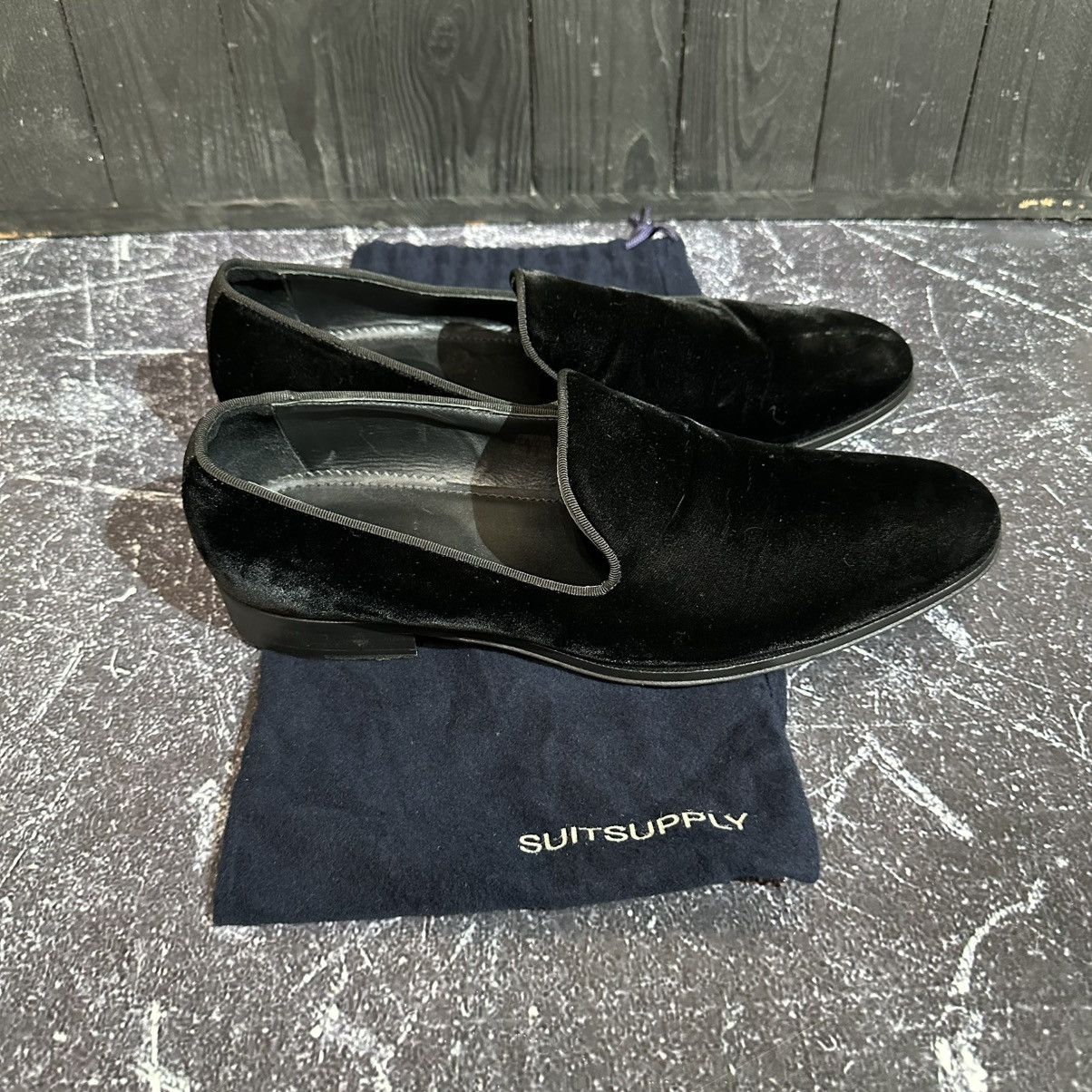 Suitsupply SUITSUPPLY - Men’s Velour Black Formal Shoes Size 43EU Size US 9 / EU 42 - 16 Thumbnail