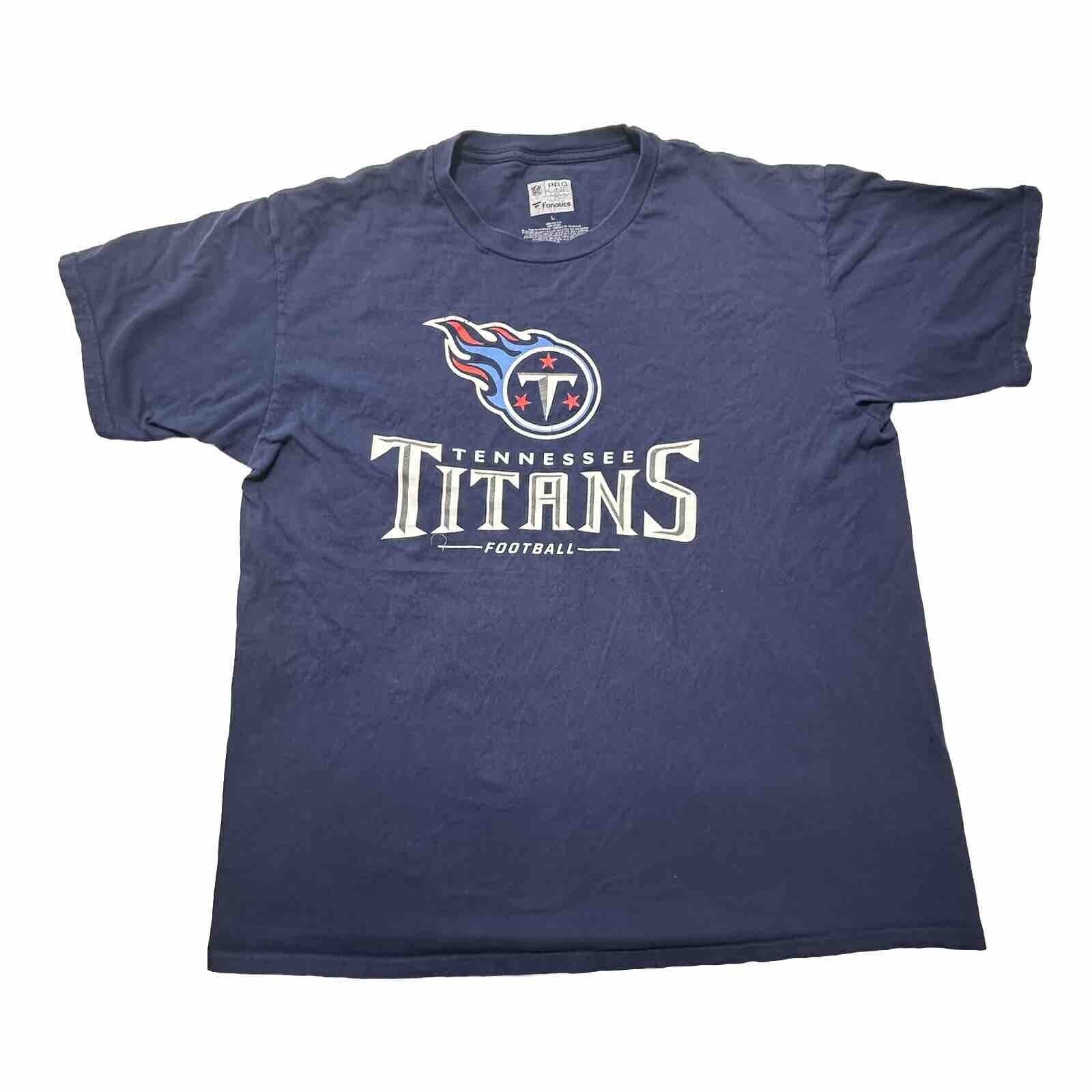 NFL NFL Tennessee Titans Men's Large Navy Blue Graphic T Shirt Size US L / EU 52-54 / 3 - 1 Thumbnail