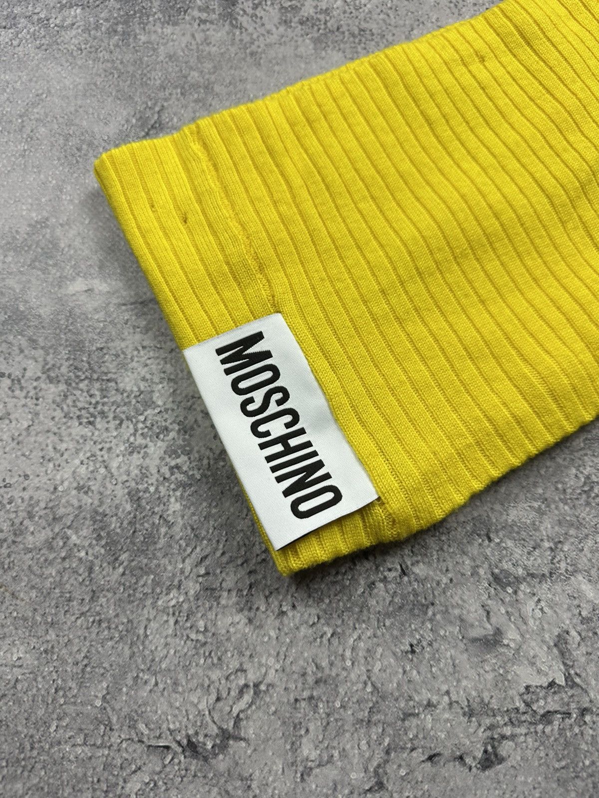 Moschino Moschino Couture Wool Ribbed Scarf Neckwarm Made in Italy Size ONE SIZE - 3 Thumbnail