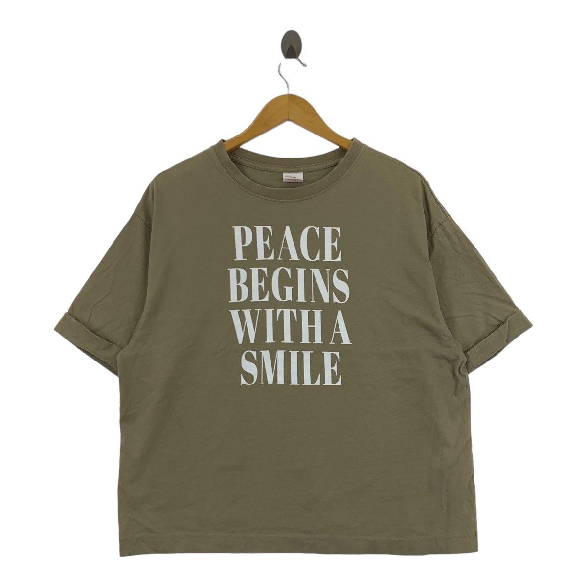 SHIPS SHIPS JAPAN x BRANCA STUDIO Peace Smile Tee Shirt Size M / US 6-8 / IT 42-44 - 1 Thumbnail