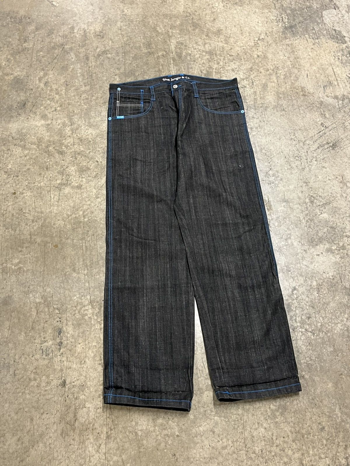 Southpole × Vintage Y2k baggy fit black denim wide leg southpole style opium Size US 38 / EU 54 - 8 Thumbnail