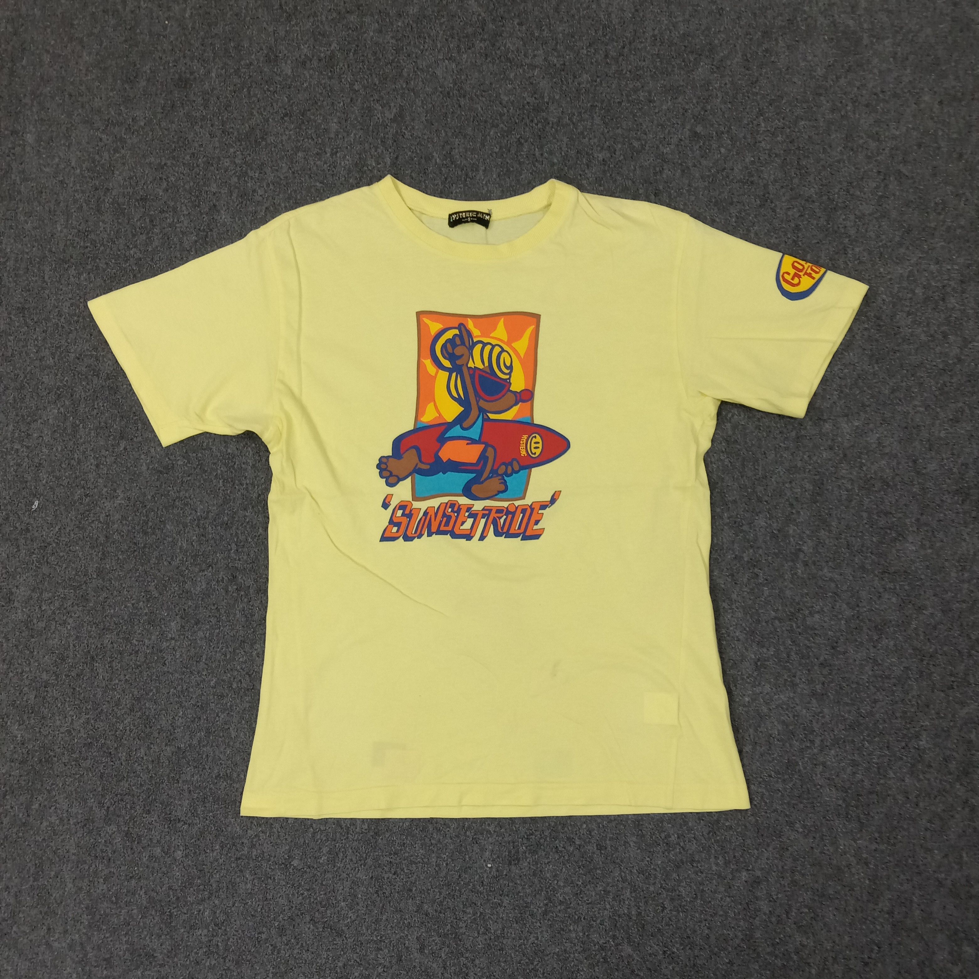 Hysteric Glamour Hysteric Mini Sunsetride Japanese Brand Surf Tshirt C249N59 Size US S / EU 44-46 / 1 - 1 Thumbnail
