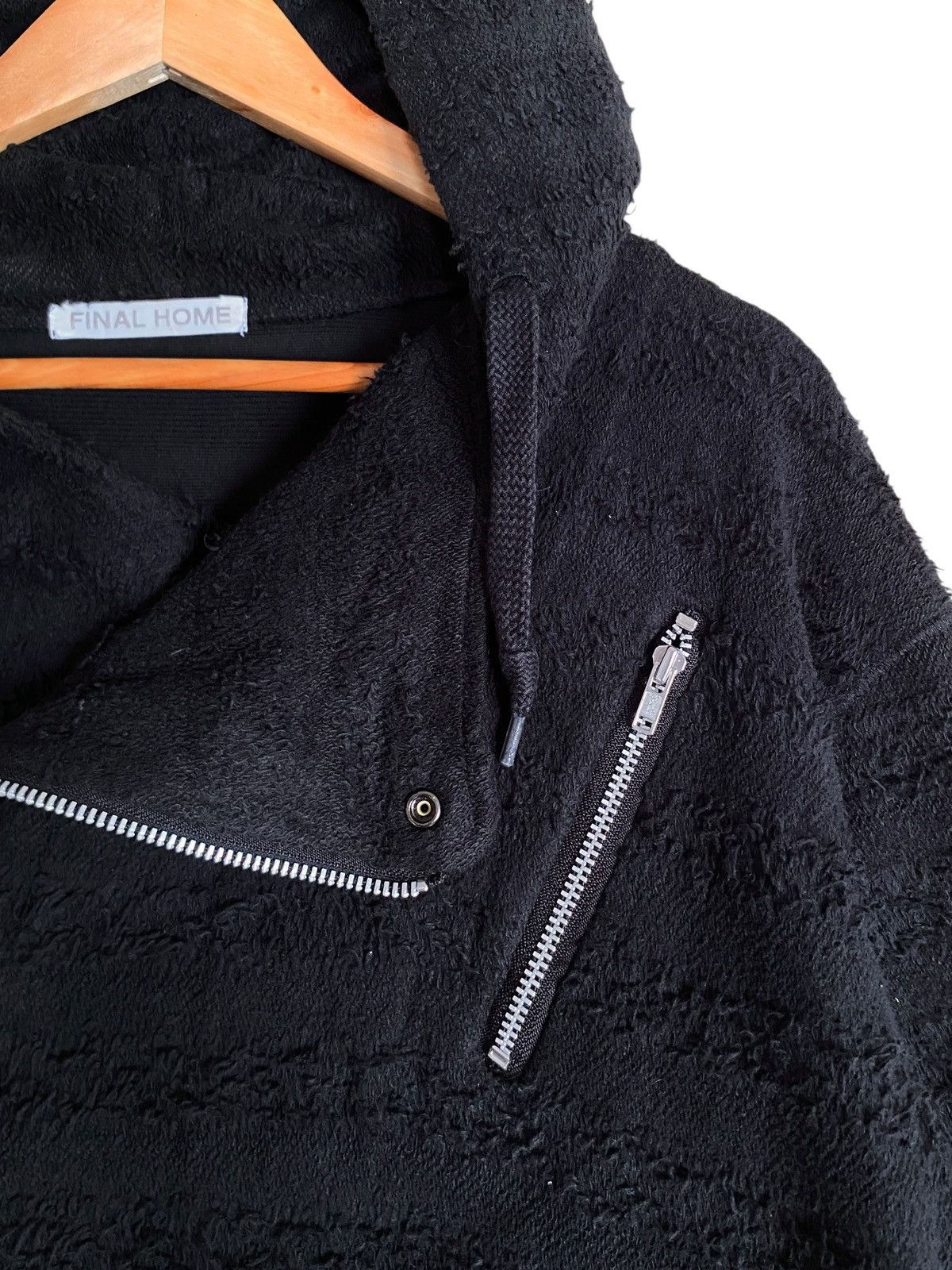 Very Rare Vintage Final Home Asymetric Zipper Hoodie 1990s