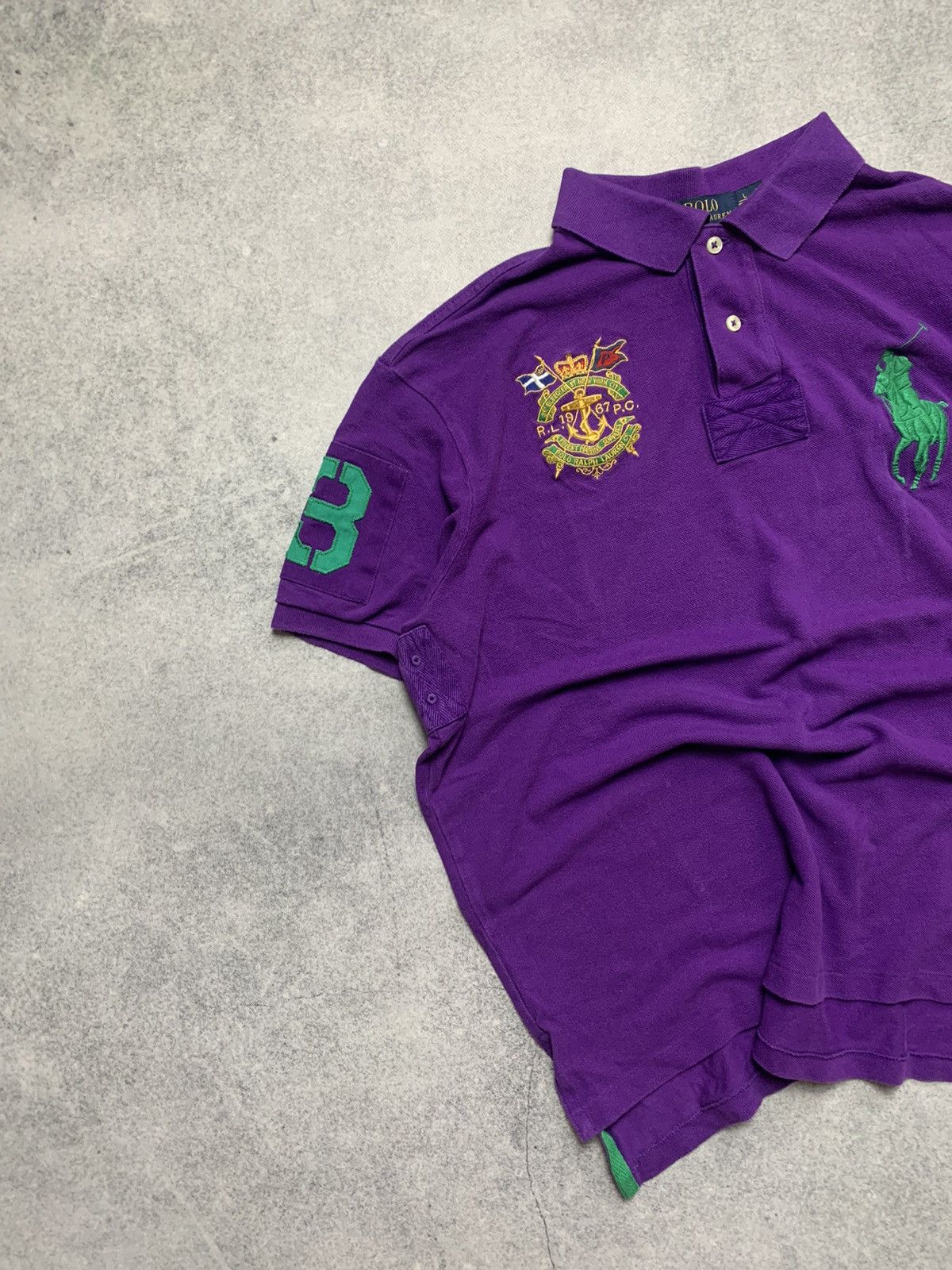 Ralph Lauren Vintage Ralph Lauren New York USA Rugby Challenge Shirt Size US XL / EU 56 / 4 - 2 Thumbnail