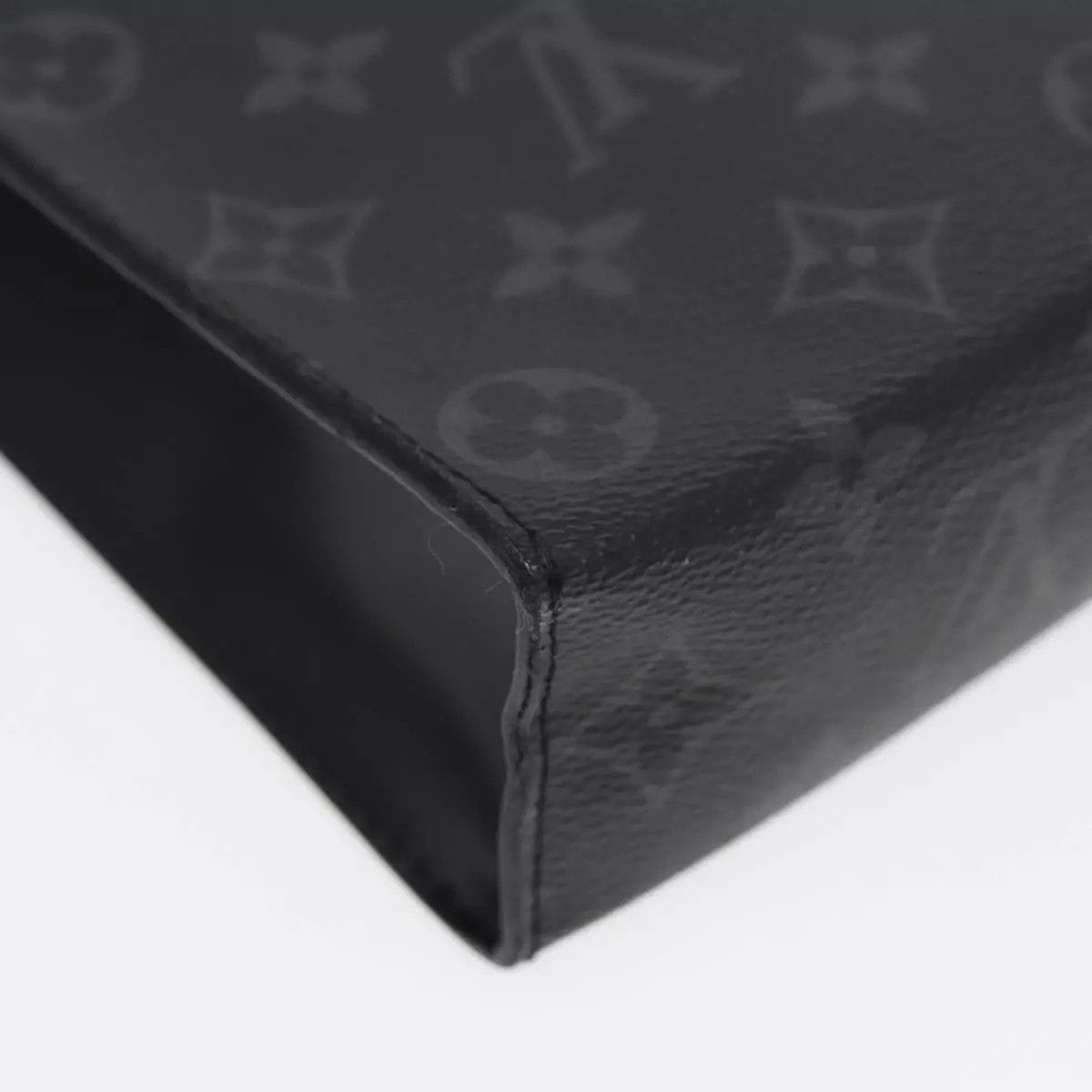 Louis Vuitton LOUIS VUITTON Monogram Eclipse Pochette Voyage MM Clutch Bag Size ONE SIZE - 14 Thumbnail