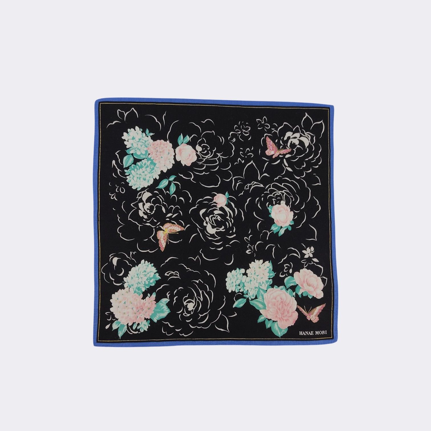 Hanae Mori Vintage Hanae Mori Handkerchief Neckerchief Bandana H437M Size ONE SIZE - 2 Thumbnail