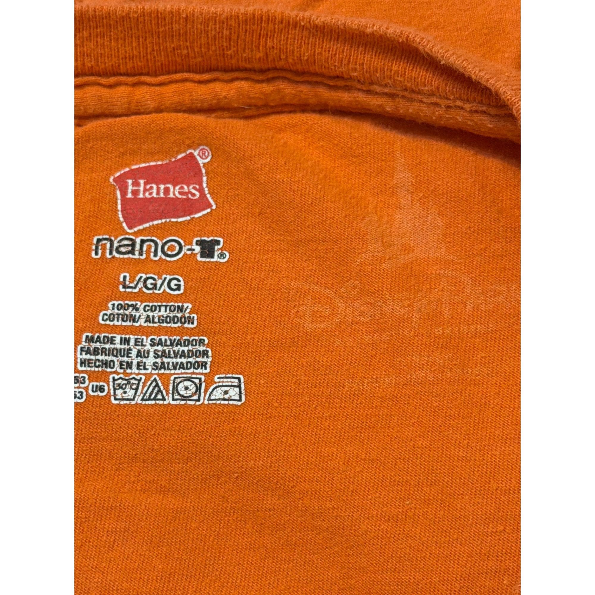 Disney Disney Epcot 35 Anniversary Orange Graphic T Shirt Hanes Nan Size L / US 10 / IT 46 - 4 Thumbnail