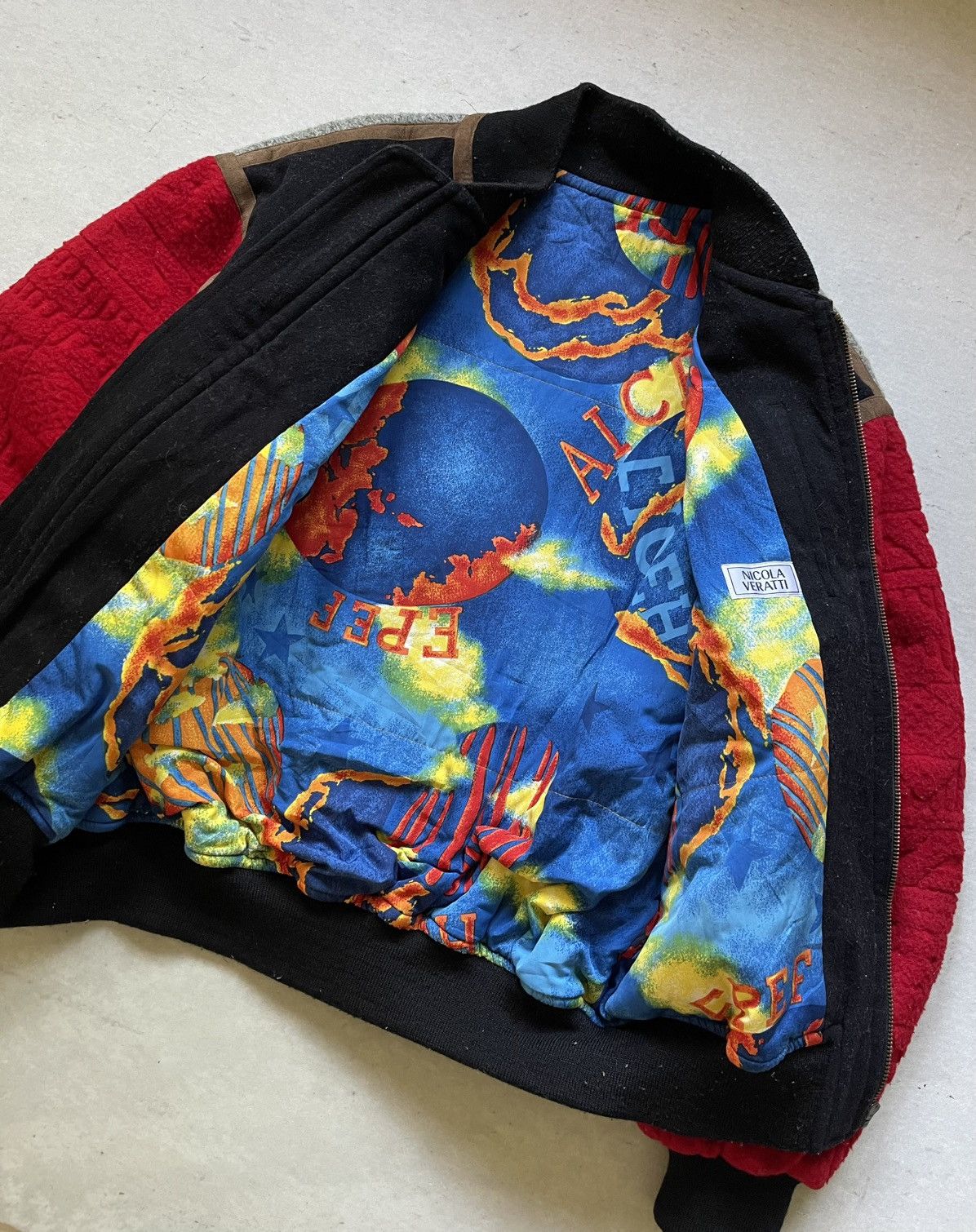 Hysteric Glamour 🔥VINTAGE NICOLA VERATTI SLOT MACHINES GRAPHIC BOMBER JACKET Size US M / EU 48-50 / 2 - 8 Thumbnail