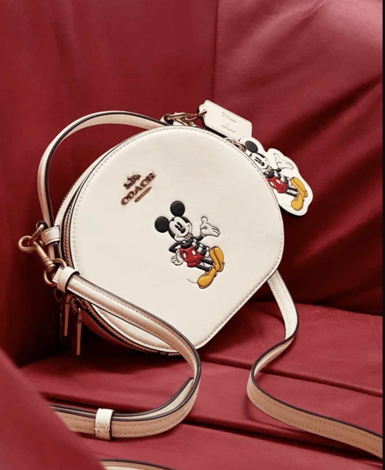 Disney X Coach Canteen Crossbody With Mickey Mouse CM856