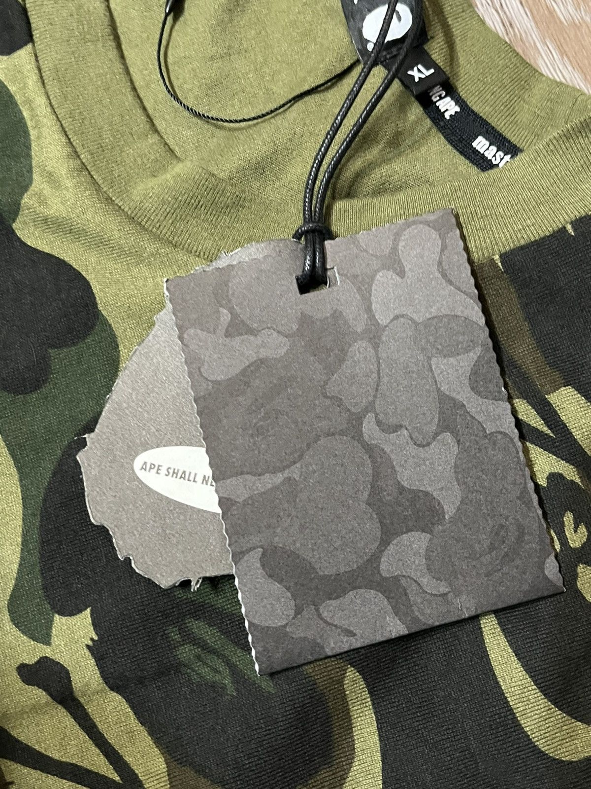 Bape × Mastermind Japan × Medicom Toy Dark Army Green ABC Skull Tee Mastermind X Medicom X Bape Size US XL / EU 56 / 4 - 9 Thumbnail