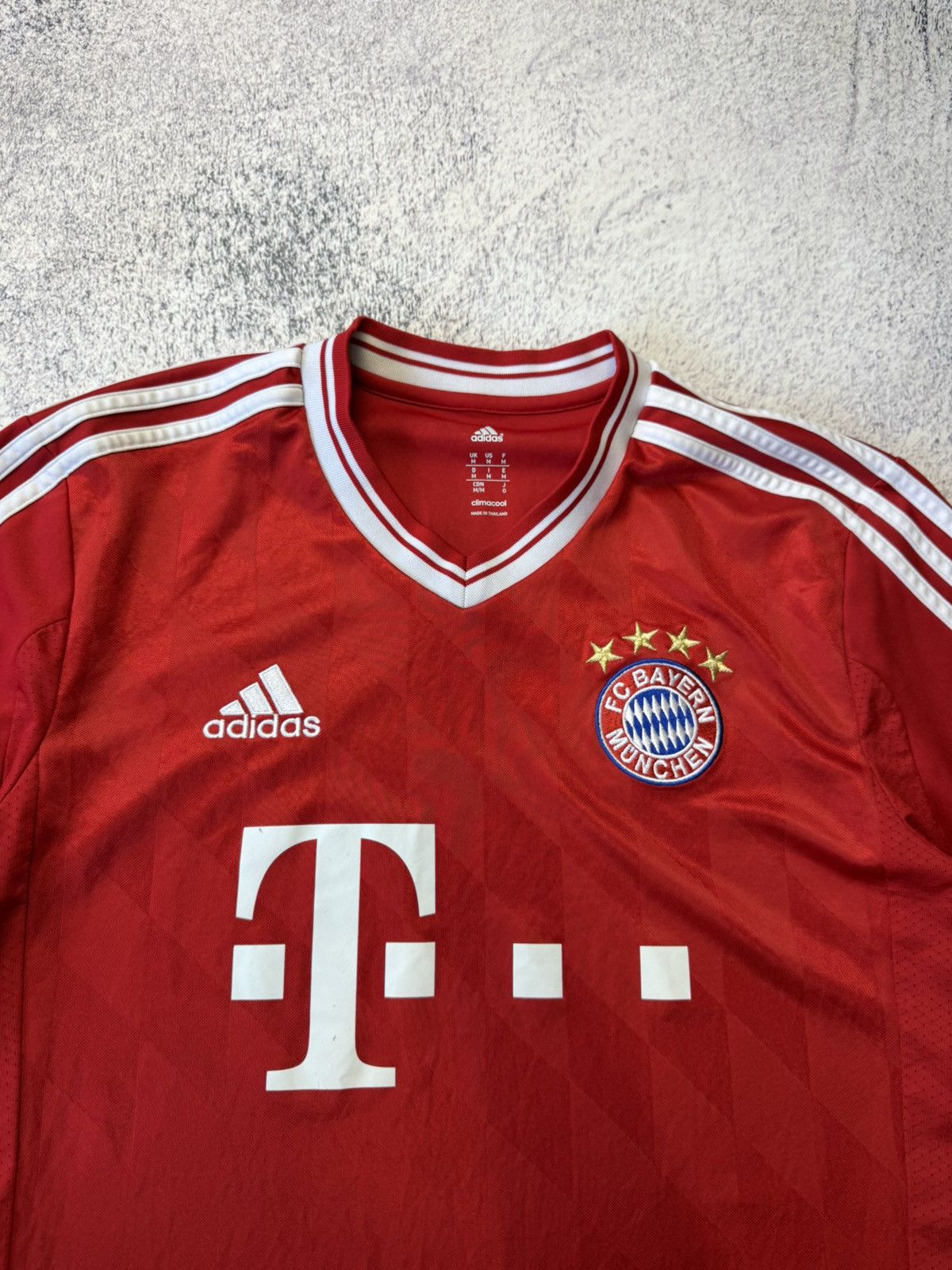 Vintage BAYERN MUNICH 2013 HOME FOOTBALL SHIRT MENS ADIDAS JERSEY Size US M / EU 48-50 / 2 - 5 Thumbnail
