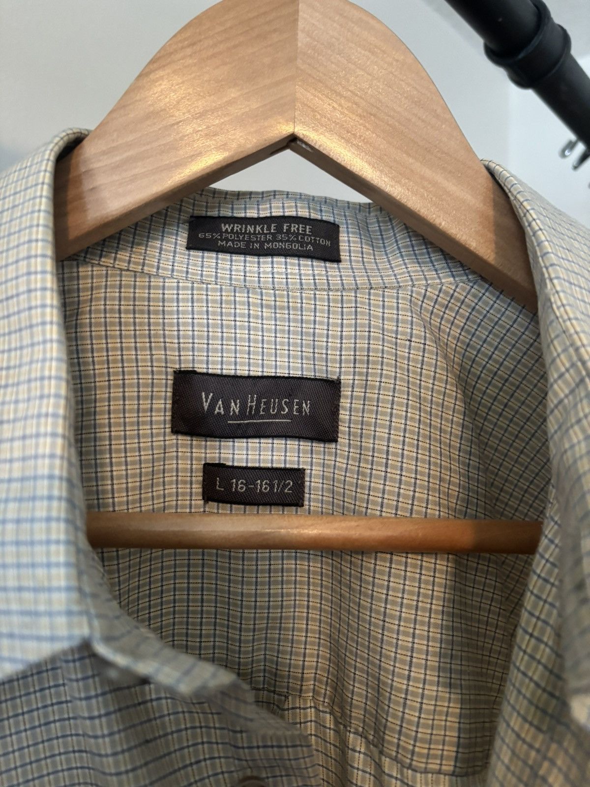 Van Heusen Plaid Van Heusen Button Up Size US XL / EU 56 / 4 - 3 Thumbnail