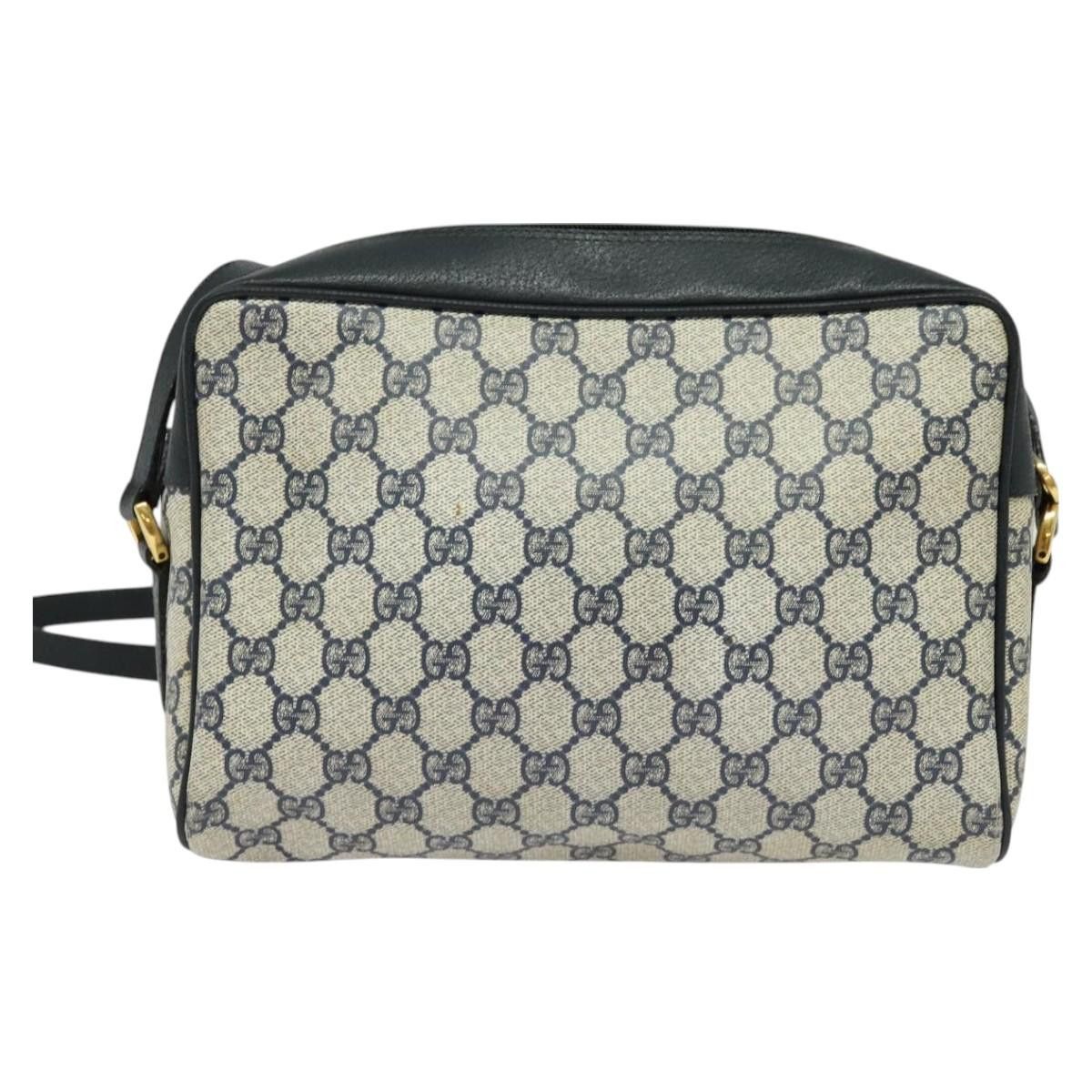 Gucci GUCCI GG Supreme Sherry Line Shoulder Bag Pvc Navy Gold 001 Size ONE SIZE - 3 Thumbnail