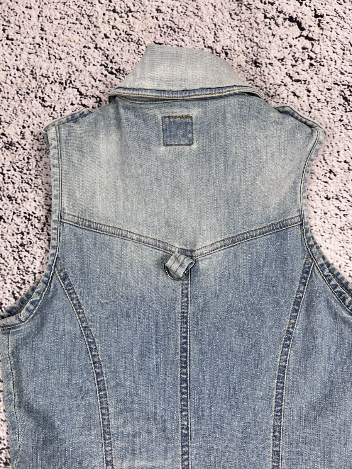 Miss Sixty Vintage Miss Sixty Sleeveless Denim Dress 2000s Size S / US 4 / IT 40 - 9 Thumbnail
