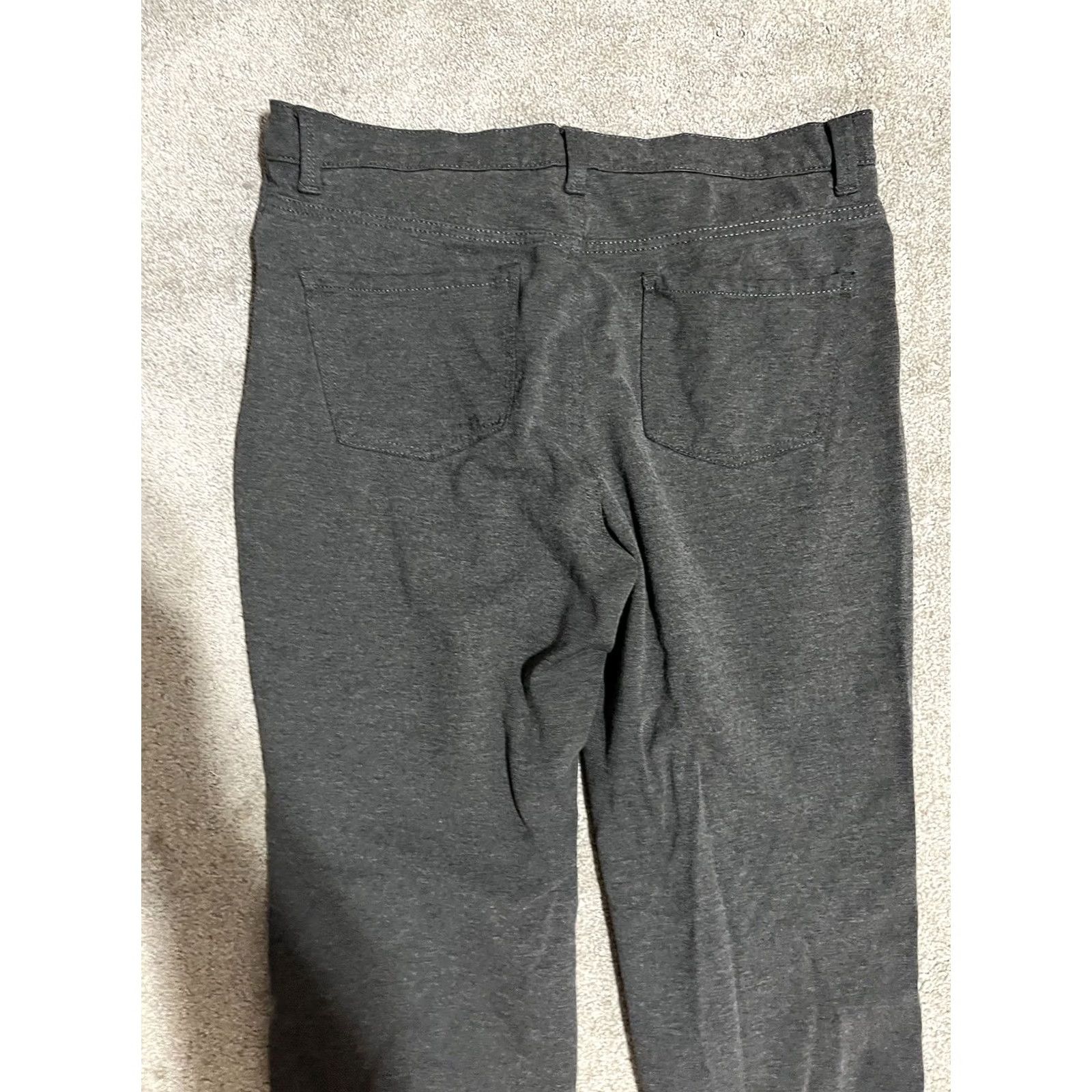 Gloria Vanderbilt Gloria Vanderbilt Amanda Denim Pants Slimming 14P L) Grey Viscose Nylon Size 36" / US 14 / IT 50 - 4 Thumbnail