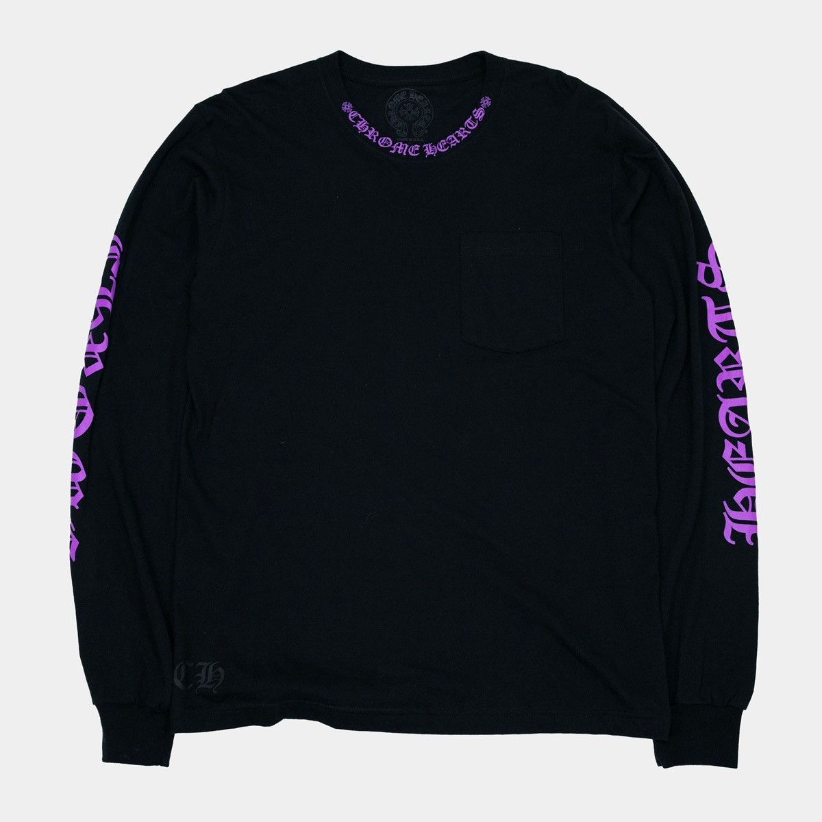 Chrome Hearts Chrome Hearts Scripture Sleeve Logo Longsleeve T-Shirt Size US L / EU 52-54 / 3 - 1 Thumbnail