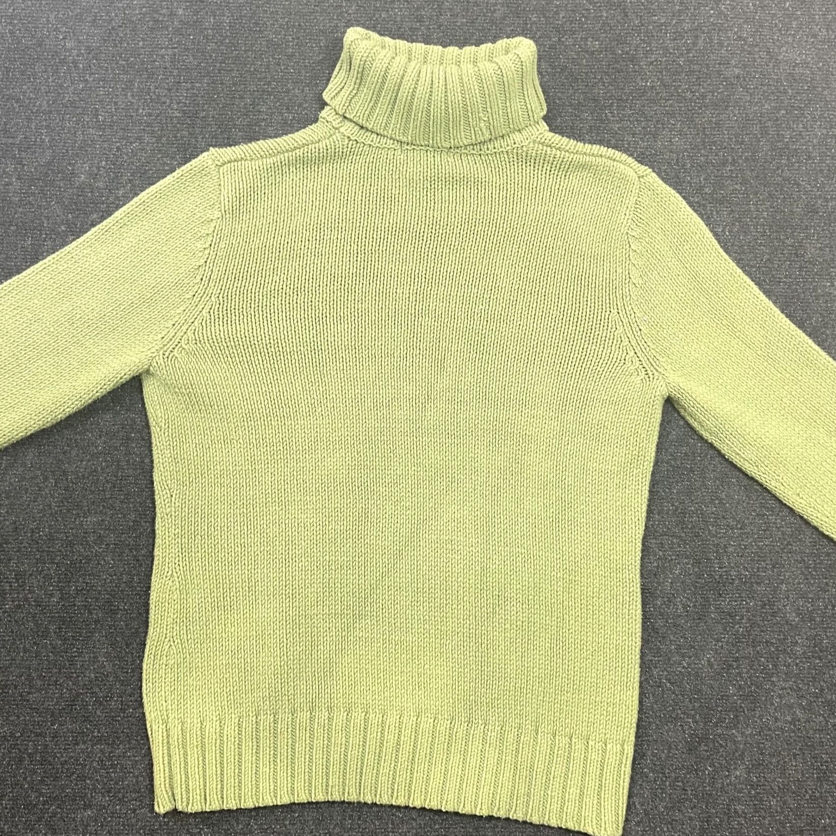 Eddie Bauer Eddie Bauer Womens Large Green Turtleneck Tight-Knit Pullover Sweater Solid Size L / US 10 / IT 46 - 4 Thumbnail