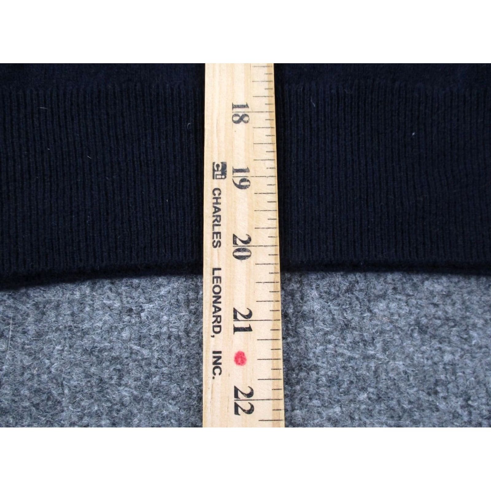 NAADAM Naadan Sweater Womens XS Navy Blue Pullover Crew Neck Casual Lightweight Knit Wool Black 90s Outdoor Womens Size XS / US 0-2 / IT 36-38 - 4 Thumbnail