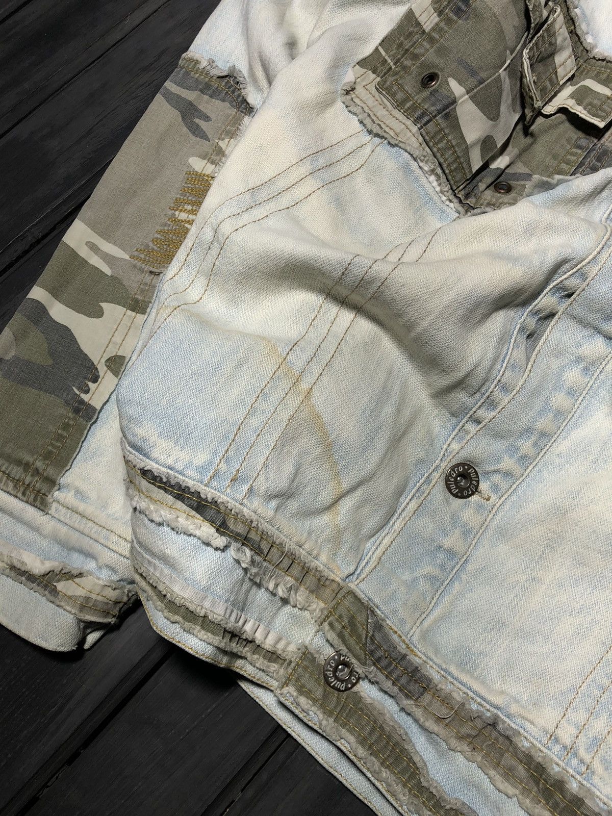 Hysteric Glamour × Japanese Brand VTG STREETWEAR KAPITAL JAPANESE STYLE CAMO JEANS JACKET 90S Size US M / EU 48-50 / 2 - 3 Thumbnail