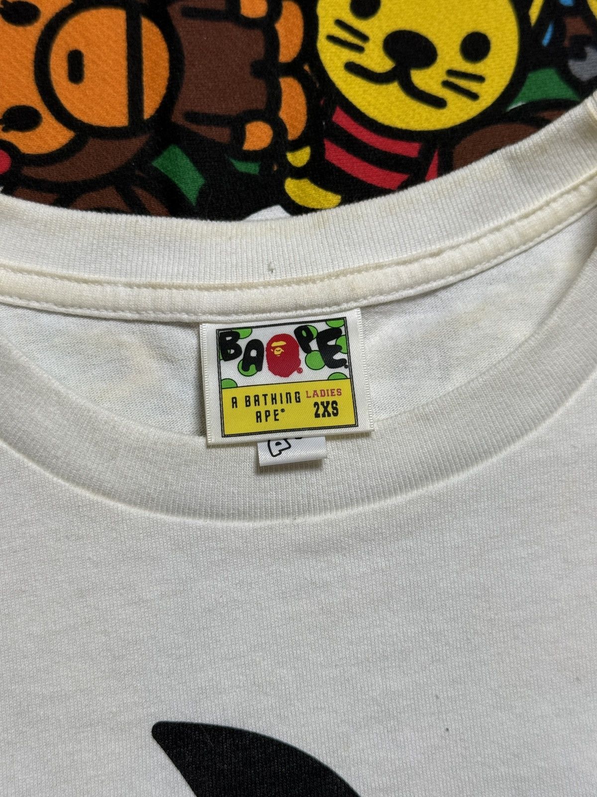 Bape A Bathing Ape X Dragonball Goku & Milo Tee Size XXS / US 00 / IT 34 - 4 Thumbnail