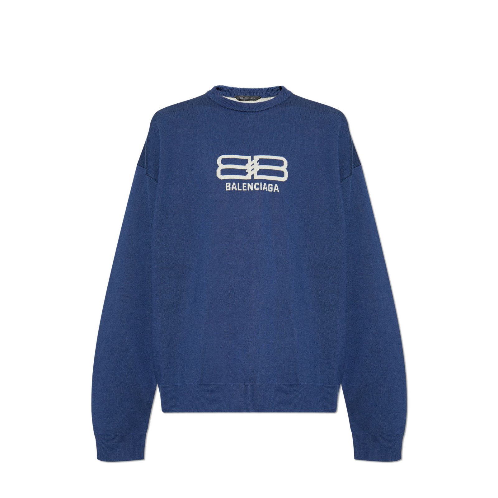 BALENCIAGA Men's Blue Sweater )