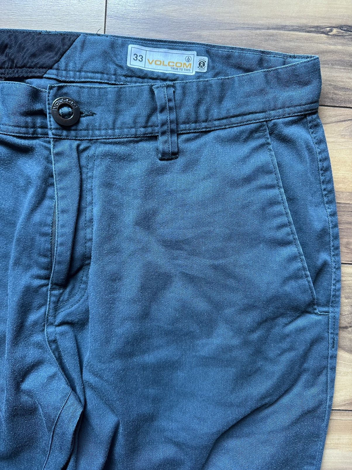 Volcom Volvom Blue Pants Size US 33 - 4 Thumbnail